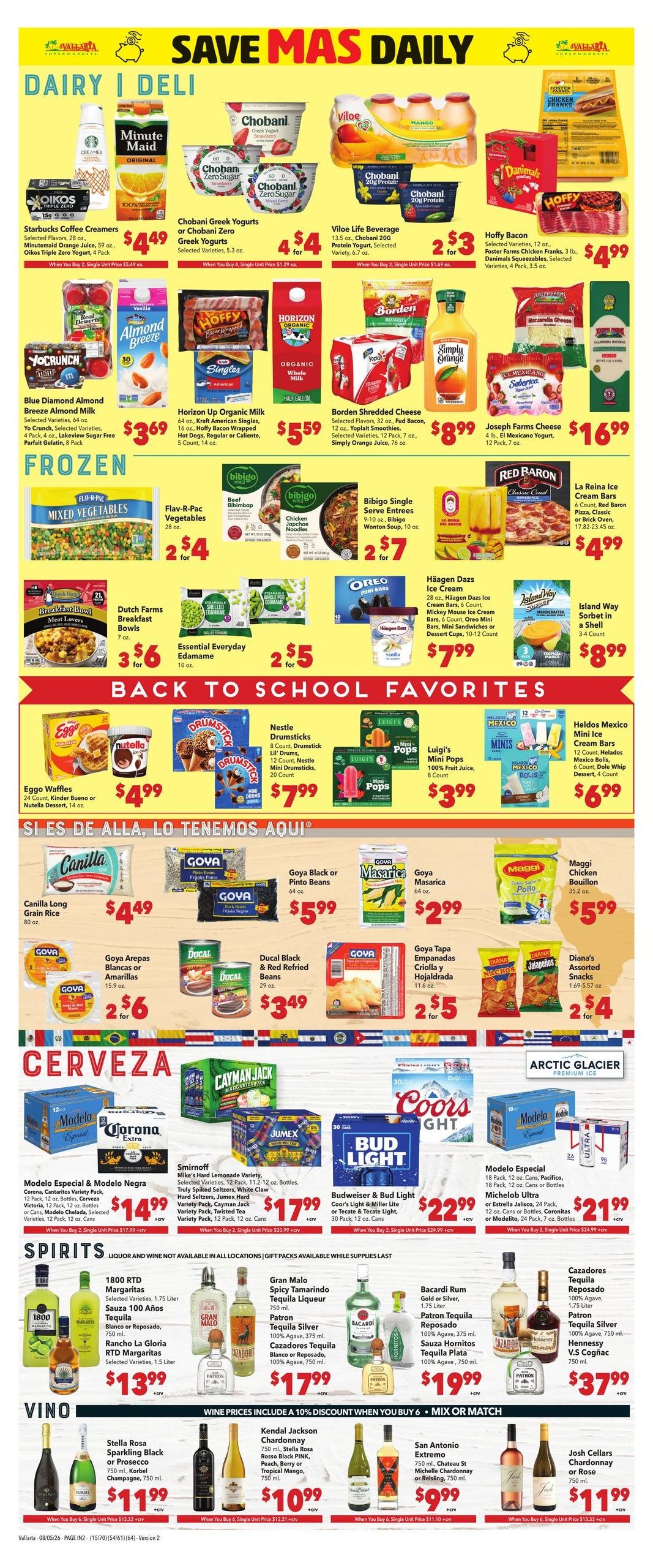 Vallarta Supermarkets (Menifee Area, CA) Grocery Savings Weekly Ad August 5 - 11, 2026