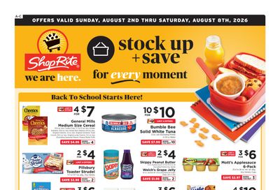 ShopRite (949 Beards Hill Rd, Aberdeen, MD) Weekly Ad July 31 - August 6, 2026