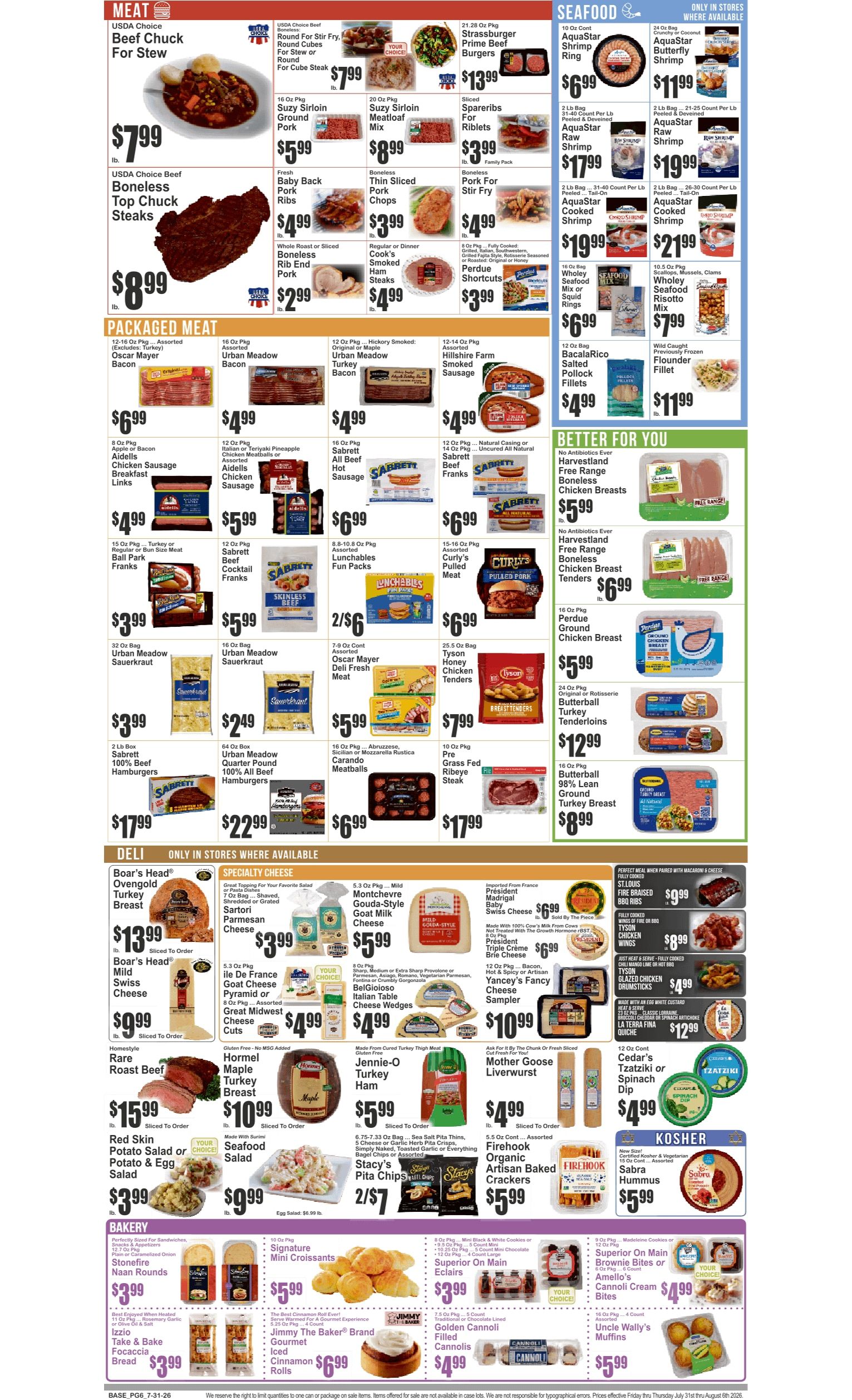 Food Universe (248 East 174th Street, Bronx, NY) Weekly Ad July 31 - August 6, 2026