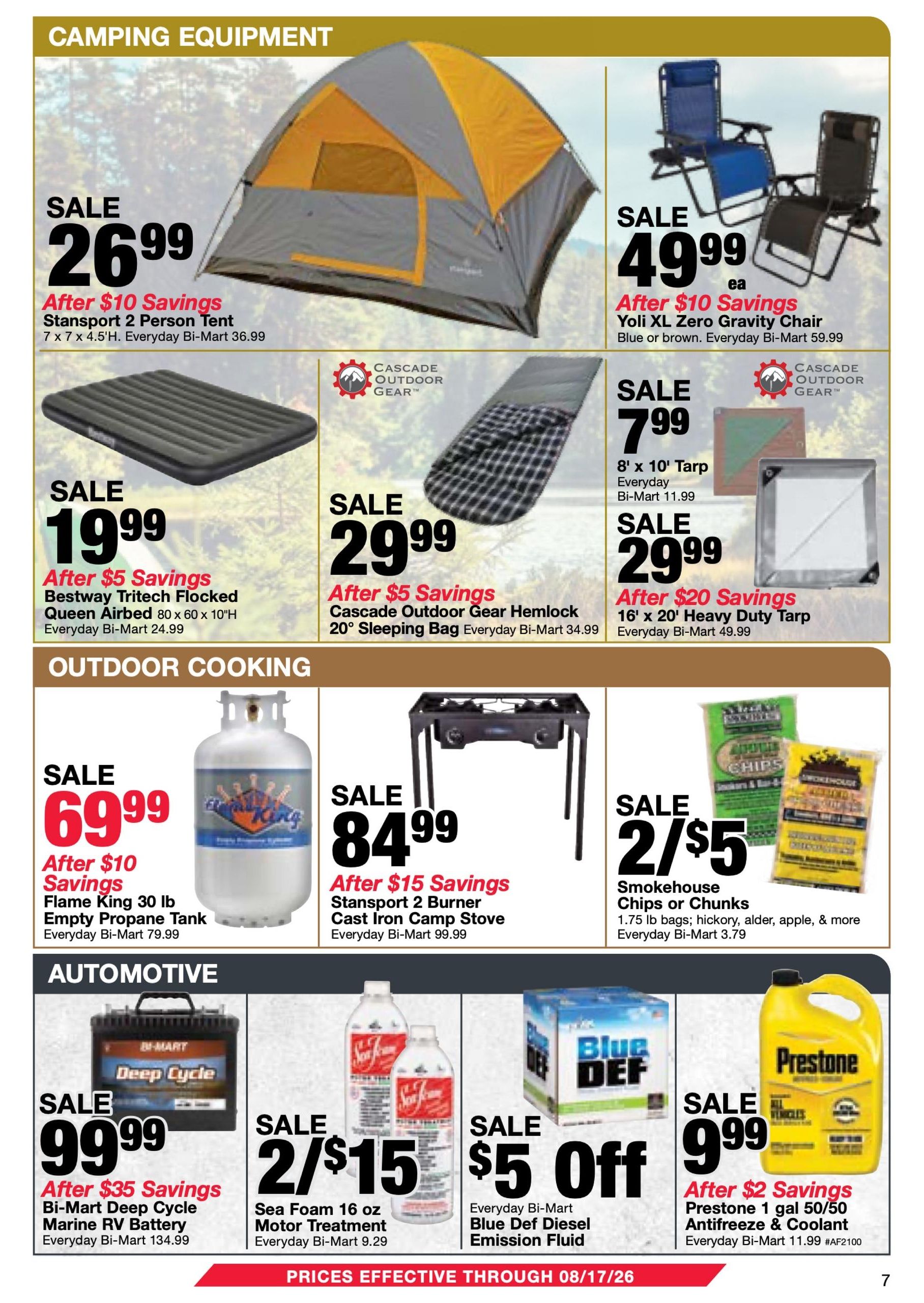 Bi-Mart Weekly Ad July 27 - August 17, 2026