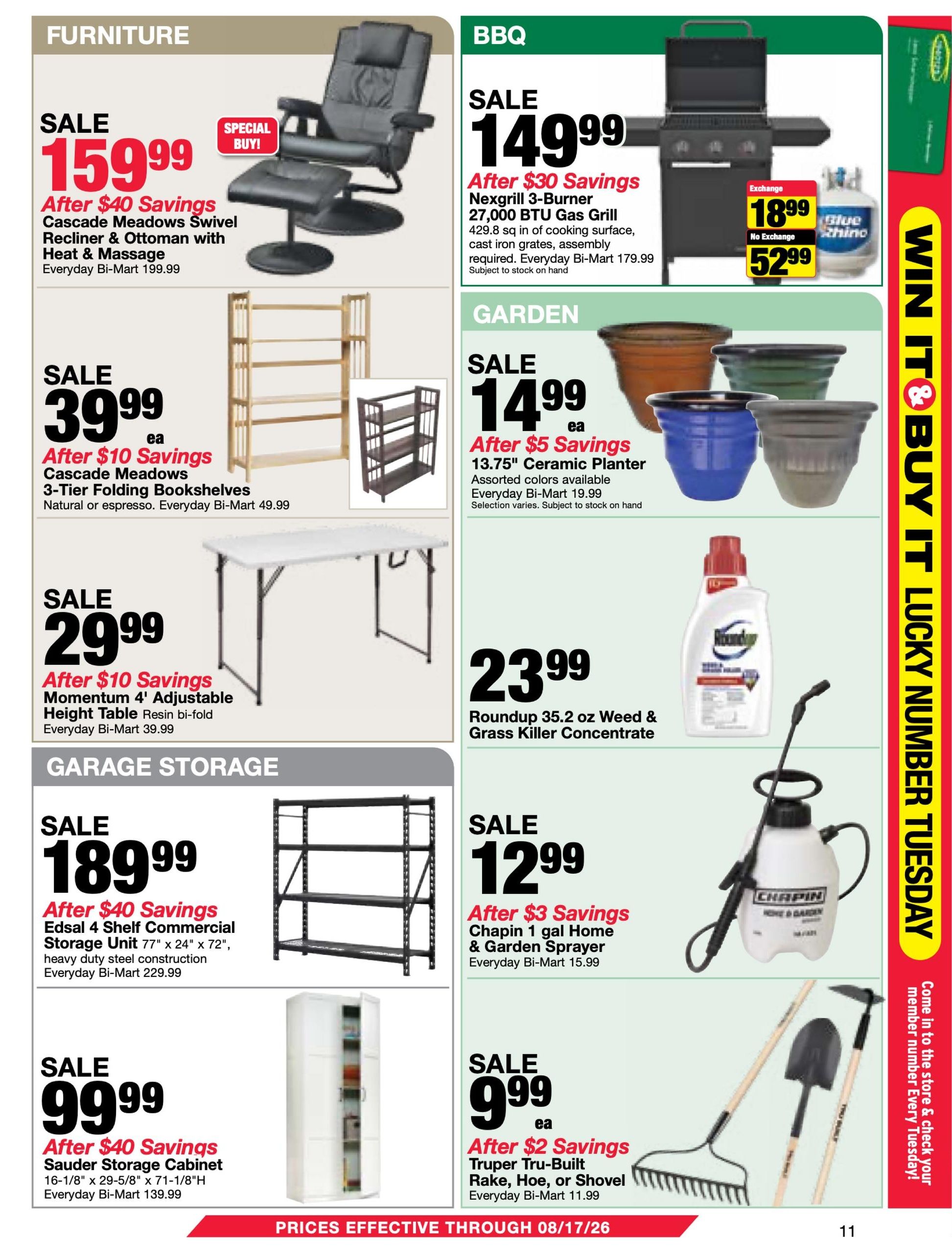 Bi-Mart Weekly Ad July 27 - August 17, 2026