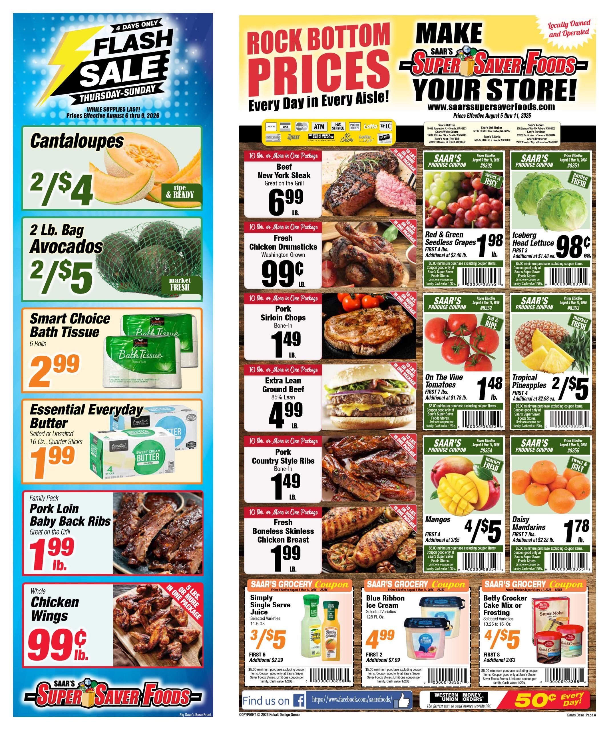 Super Saver Foods Weekly Ad August 5 - 11, 2026