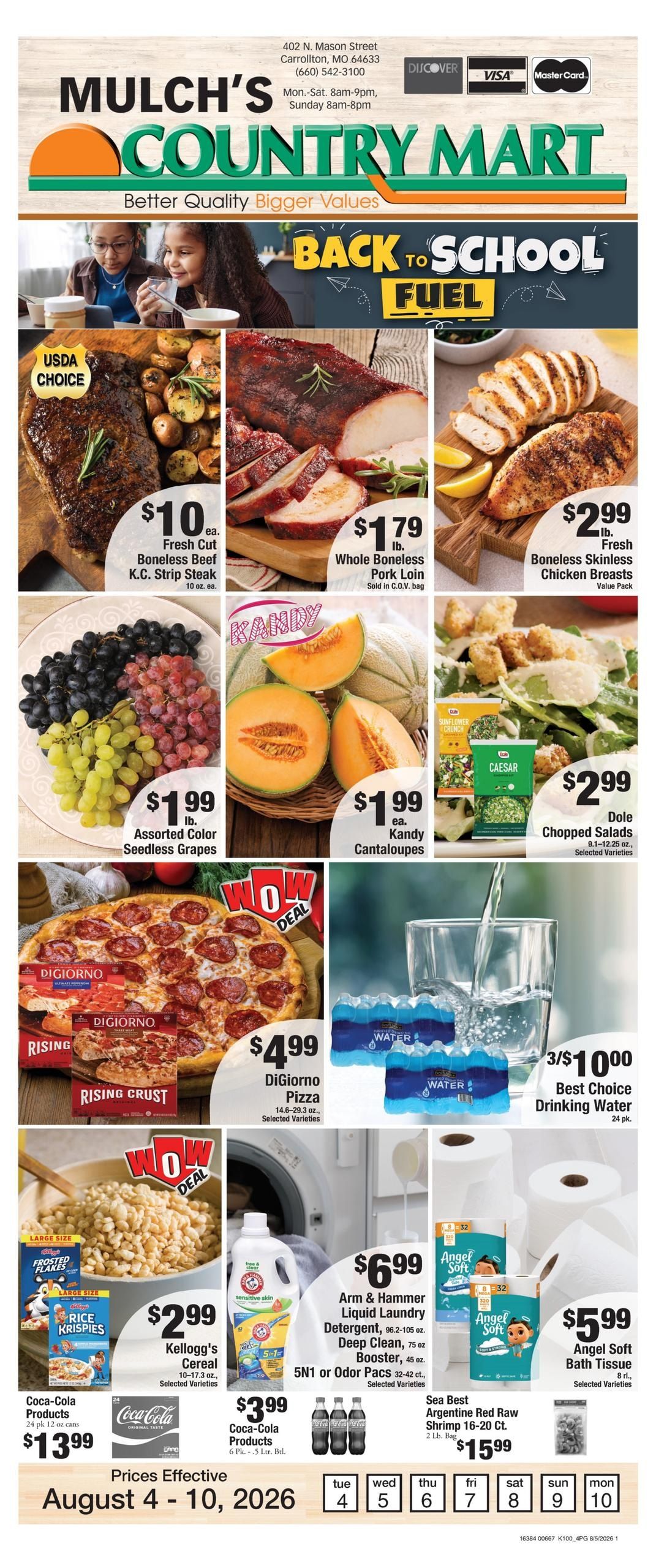 My Country Mart Weekly Ad August 4 - 10, 2026