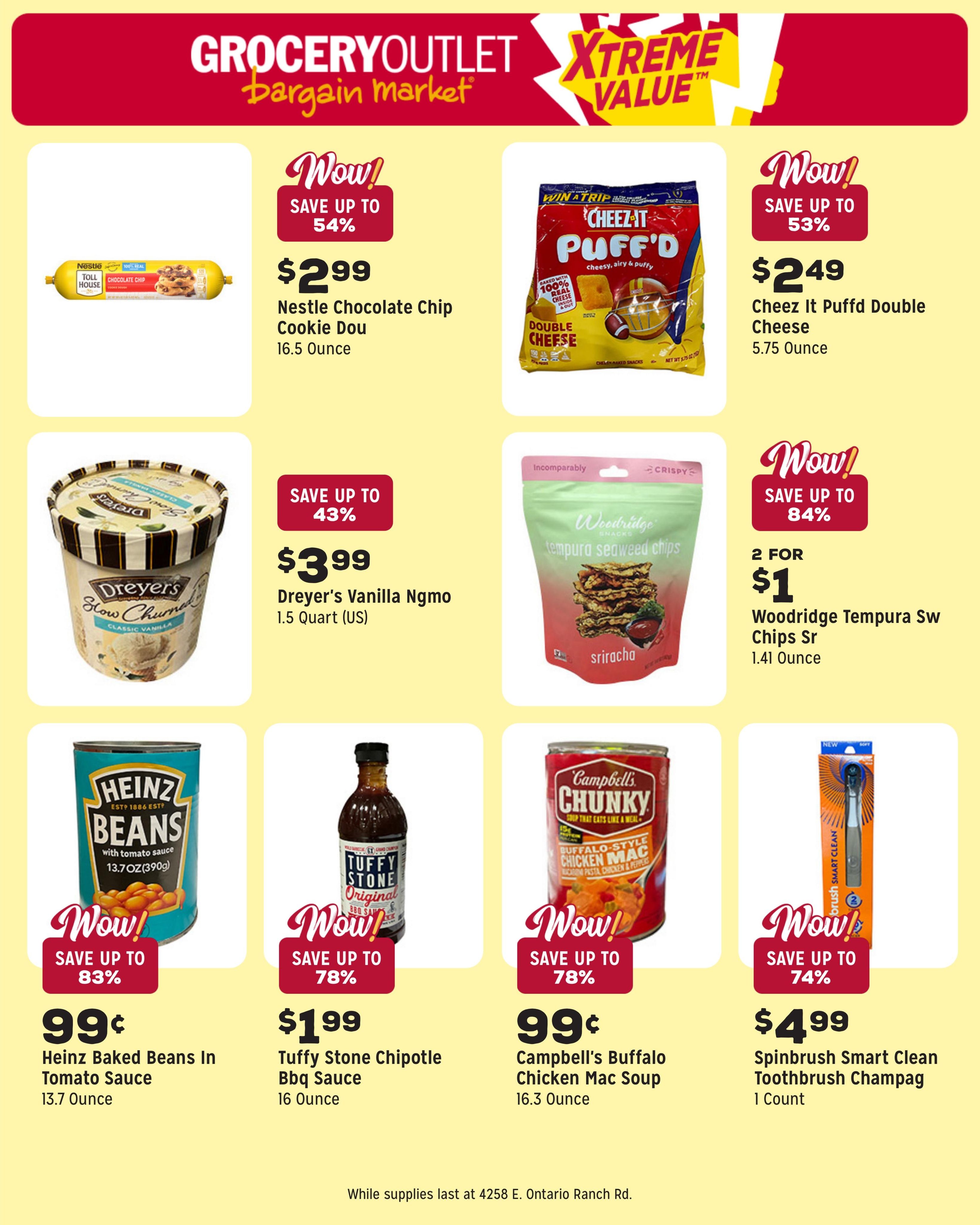 Grocery Outlet (Ontario Area, CA) Weekly Ad August 5 - 11, 2026