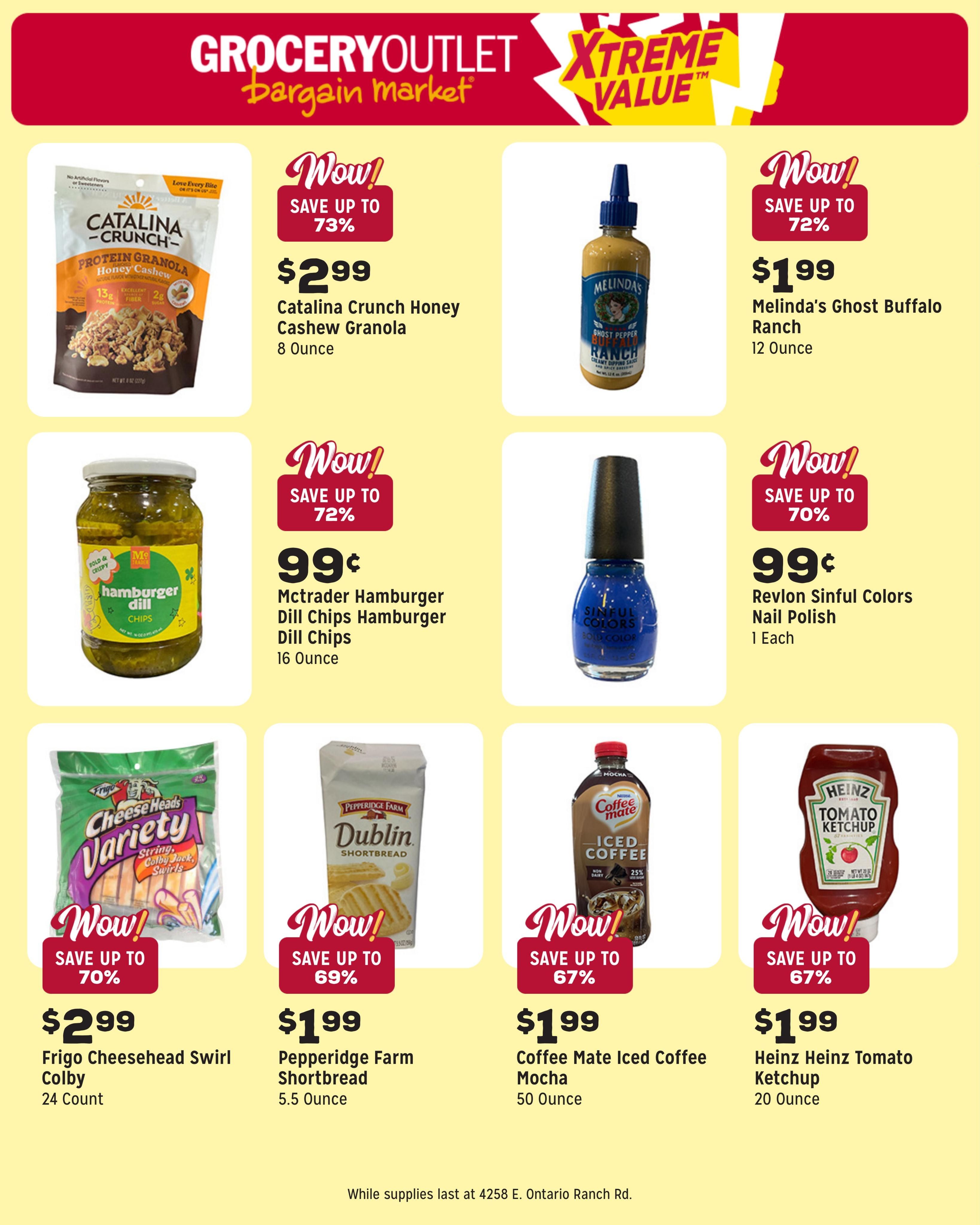 Grocery Outlet (Ontario Area, CA) Weekly Ad August 5 - 11, 2026