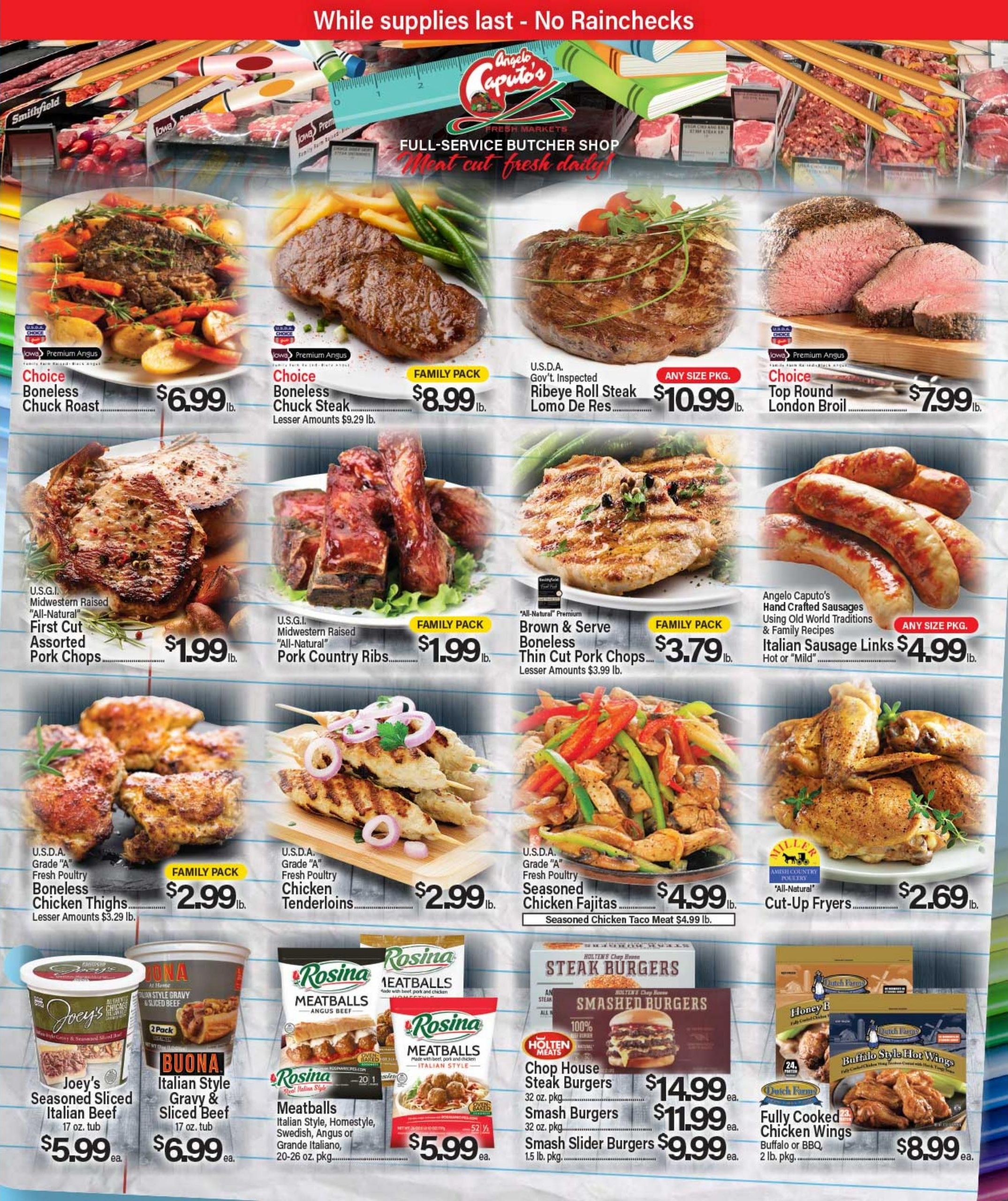 Angelo Caputo's Fresh Market Weekly Ad August 5 - 11, 2026