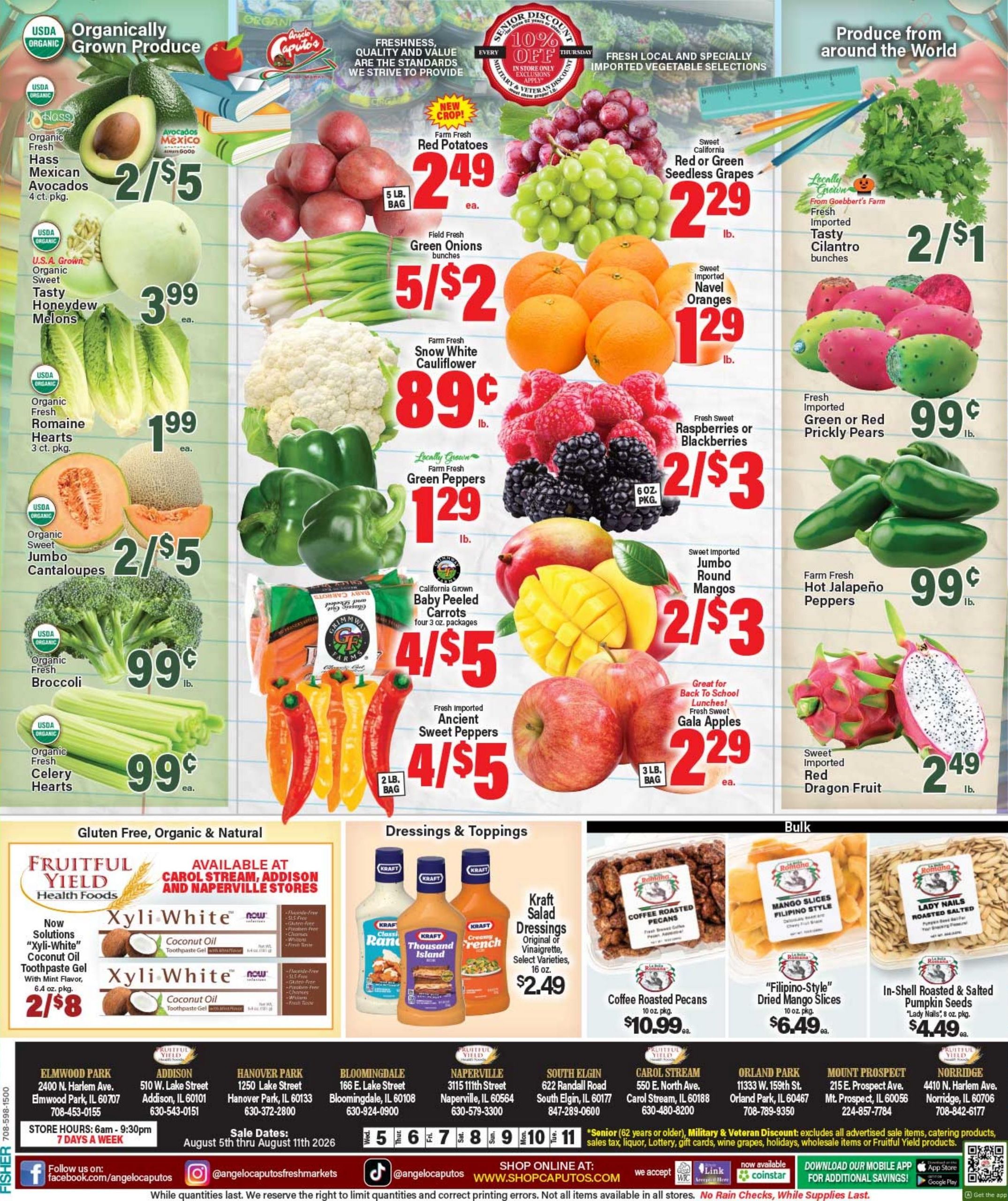 Angelo Caputo's Fresh Market Weekly Ad August 5 - 11, 2026