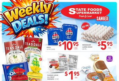 State Foods Supermarket (237 Academy Ave., Sanger, CA) Weekly Ad August 5 - 11, 2026