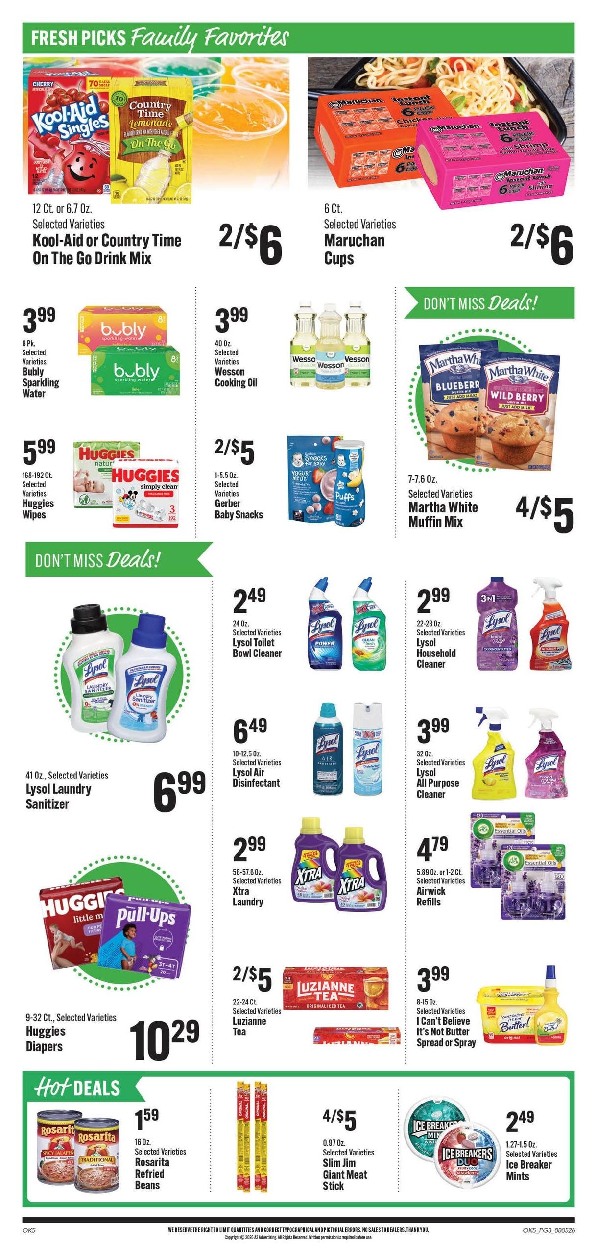 Nichols Dollar Saver Weekly Ad August 5 - 11, 2026