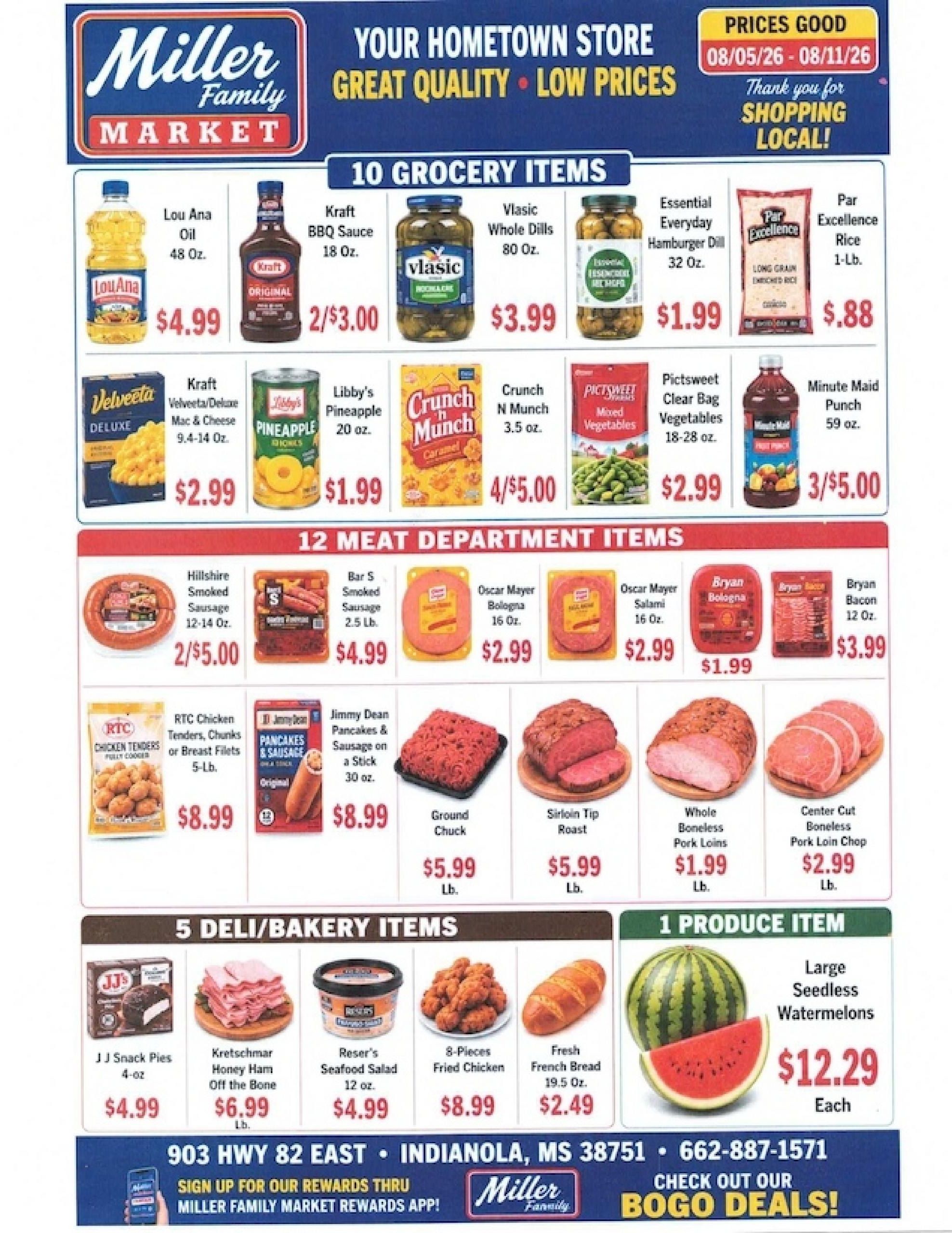 Sunflower Food Store (Shoppers Value Foods) Weekly Ad August 5 - 11, 2026