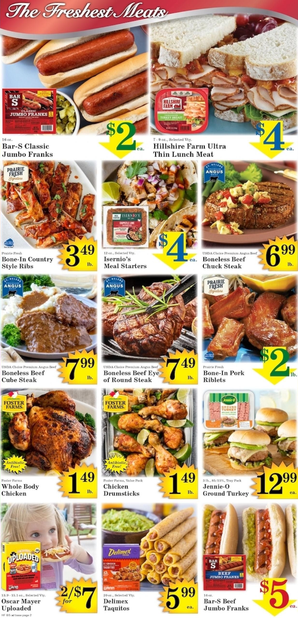 Harvest Foods (Boardman–Plymouth Area, OR–WA) Weekly Ad August 5 - 11, 2026
