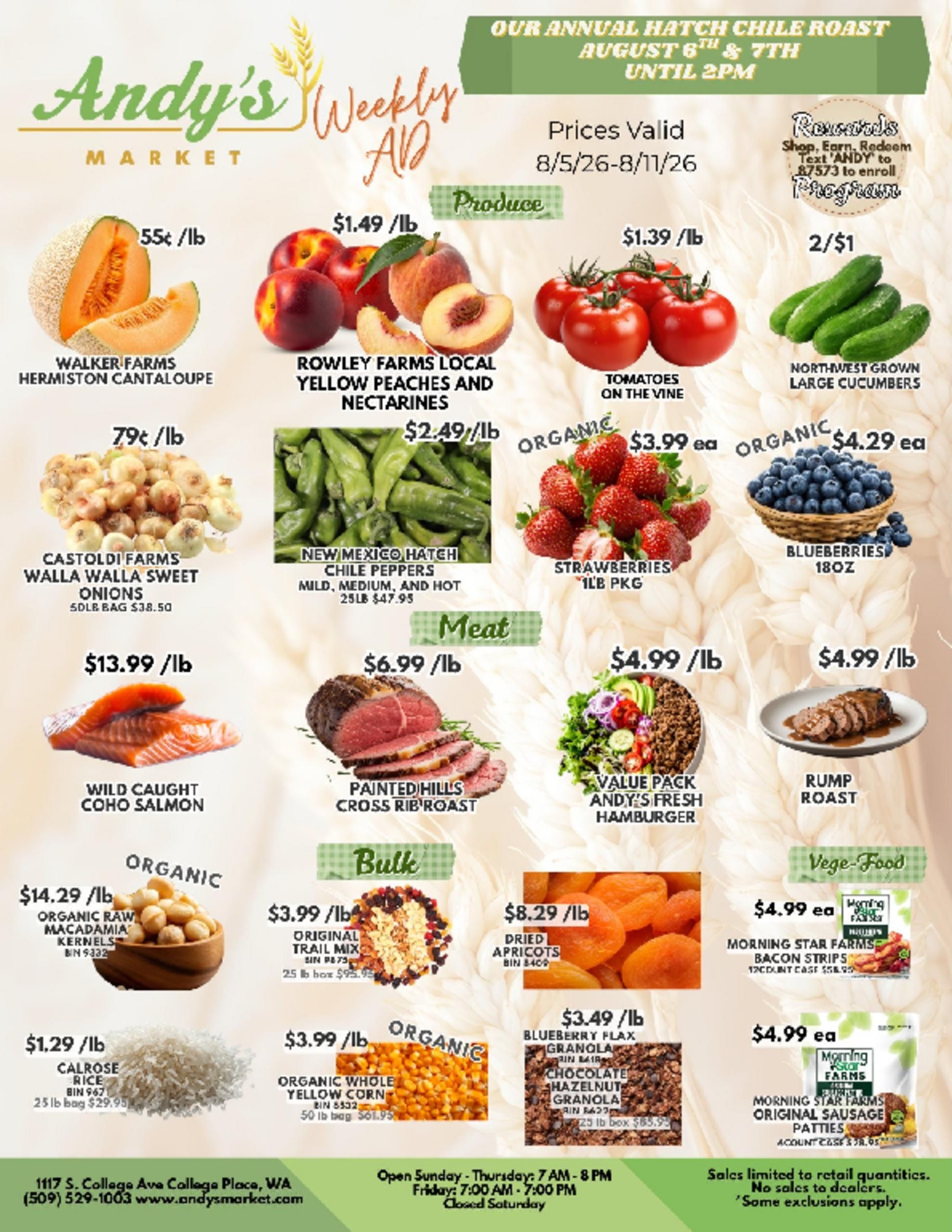 Andy's Market Weekly Ad August 5 - 11, 2026