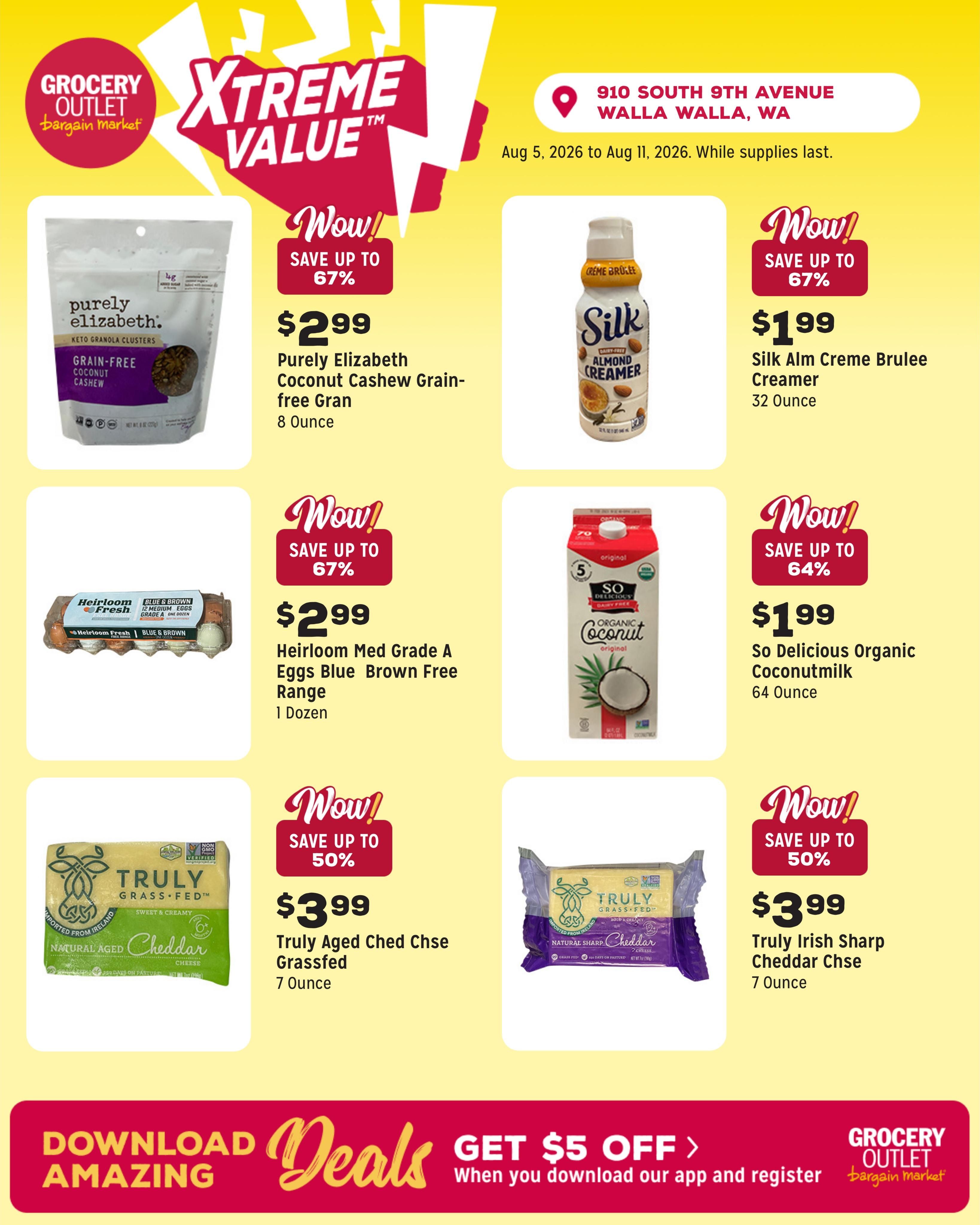 Grocery Outlet (Touchet Area, WA) Weekly Ad August 5 - 11, 2026