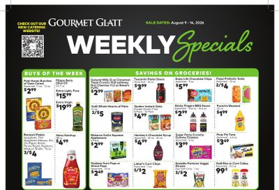 Gourmet Glatt Weekly Ad August 8 - 14, 2026