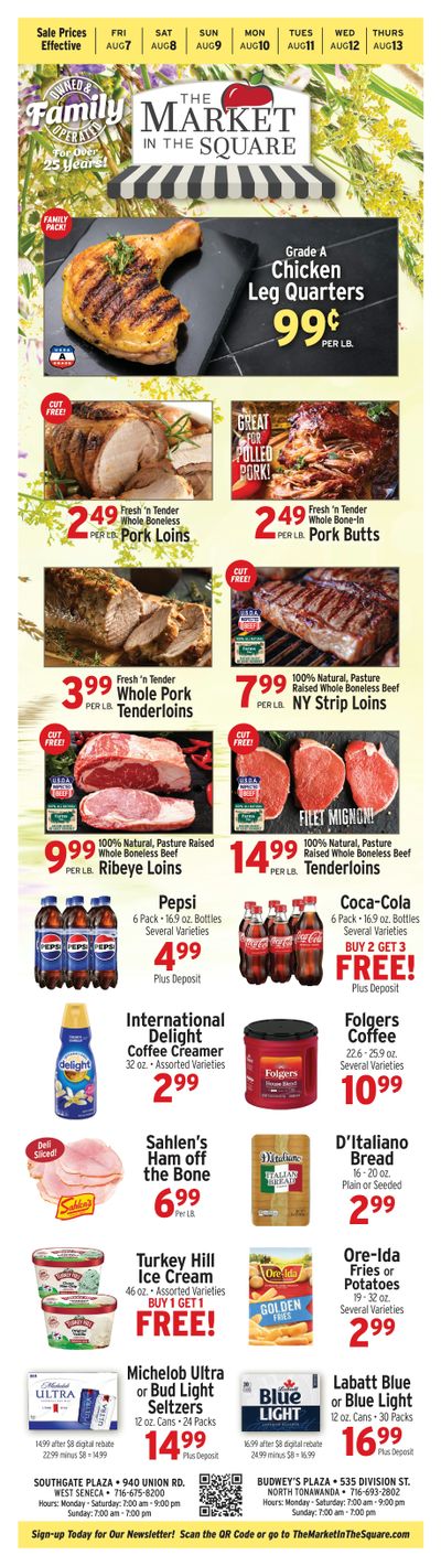 The Market in the Square Weekly Ad August 7 - 13, 2026