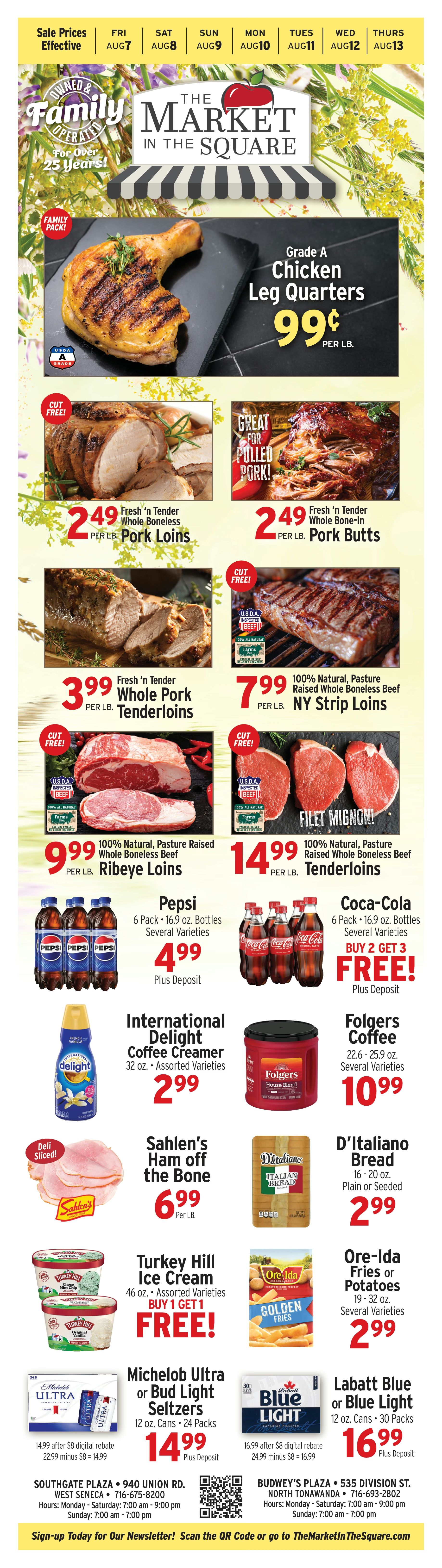 The Market in the Square Weekly Ad August 7 - 13, 2026