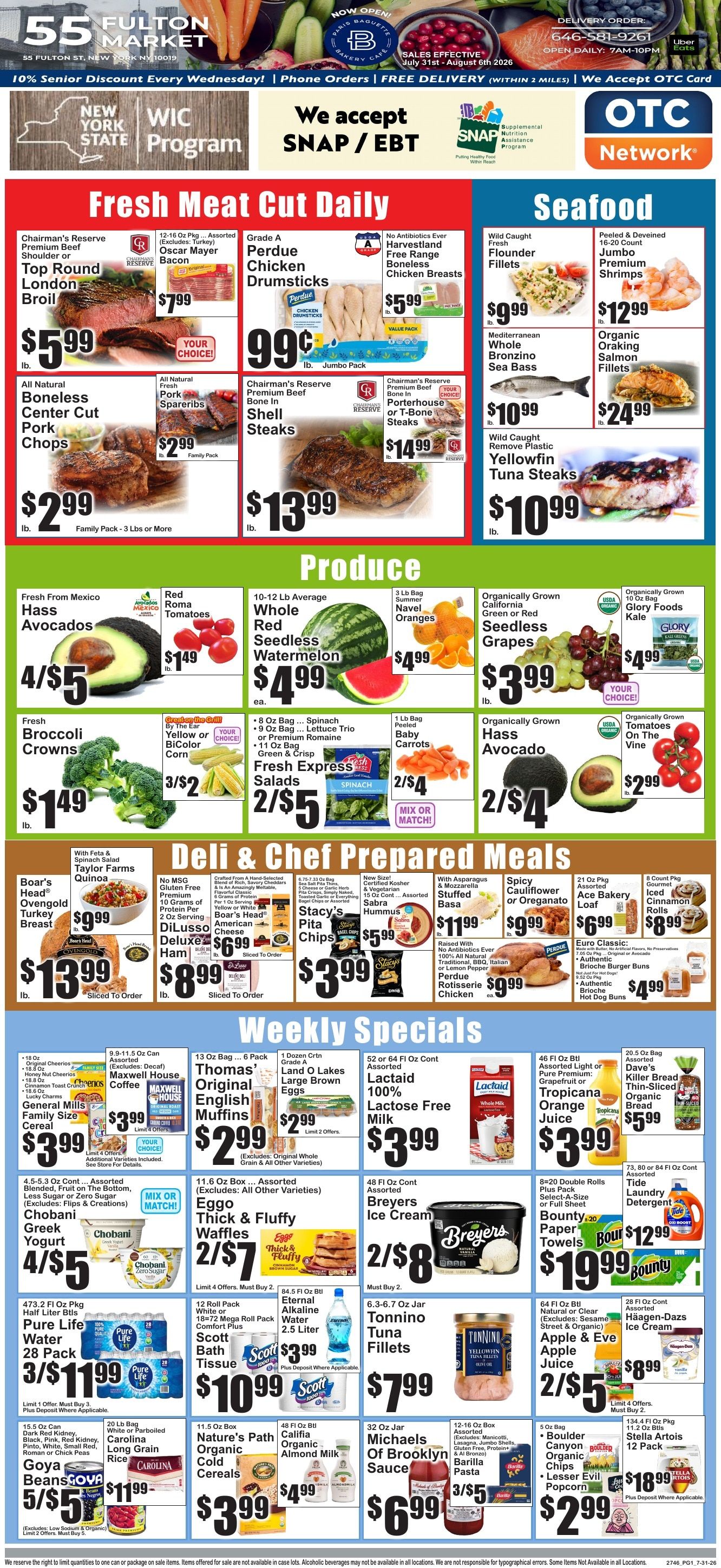 55 Fulton Market Weekly Ad July 31 - August 6, 2026