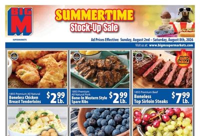 Big M Supermarkets (New York) Weekly Ad August 2 - 8, 2026