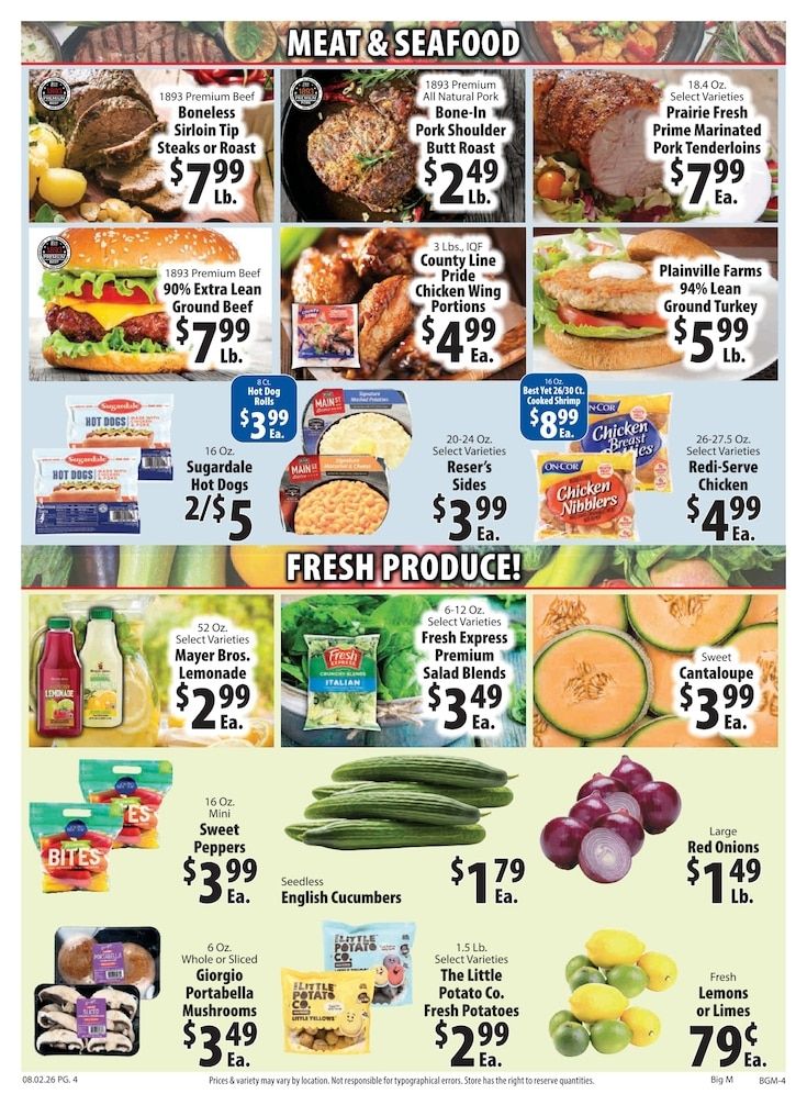 Big M Supermarkets (New York) Weekly Ad August 2 - 8, 2026