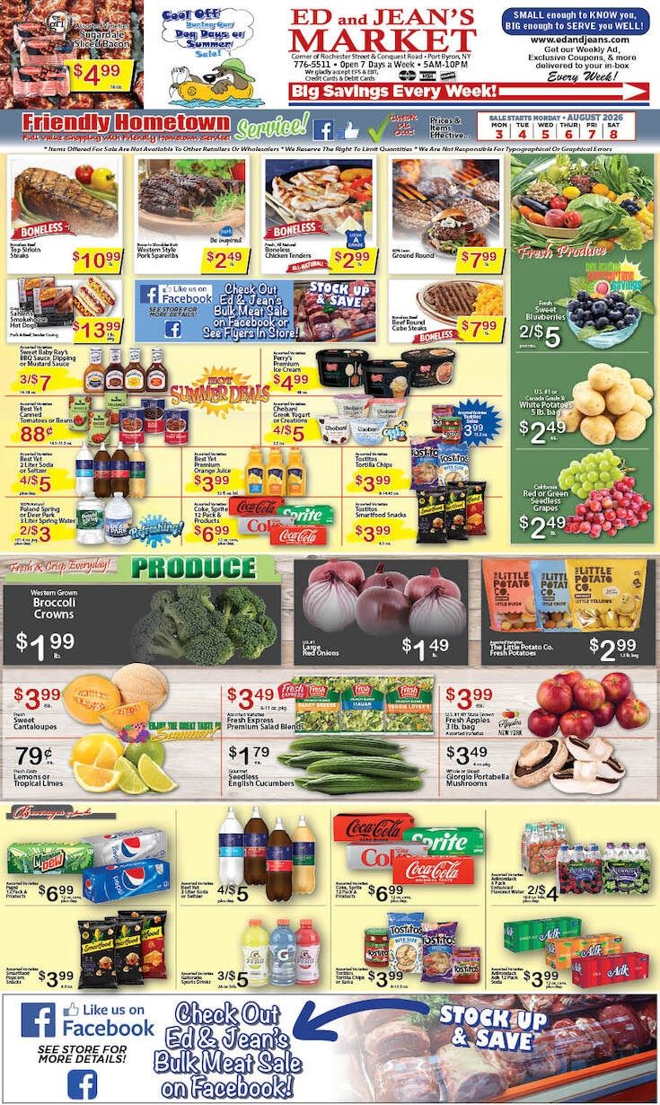 Ed and Jean's Market Weekly Ad August 2 - 8, 2026