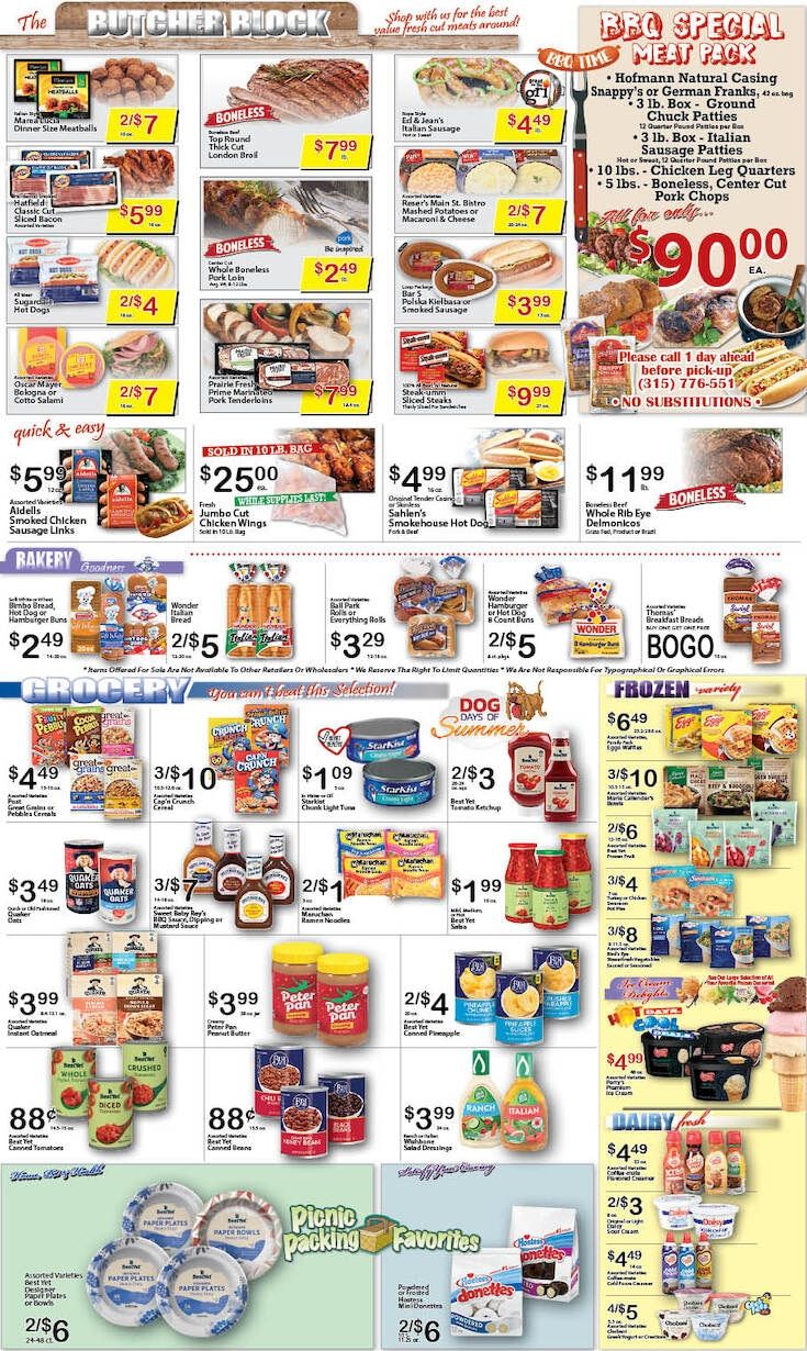 Ed and Jean's Market Weekly Ad August 2 - 8, 2026