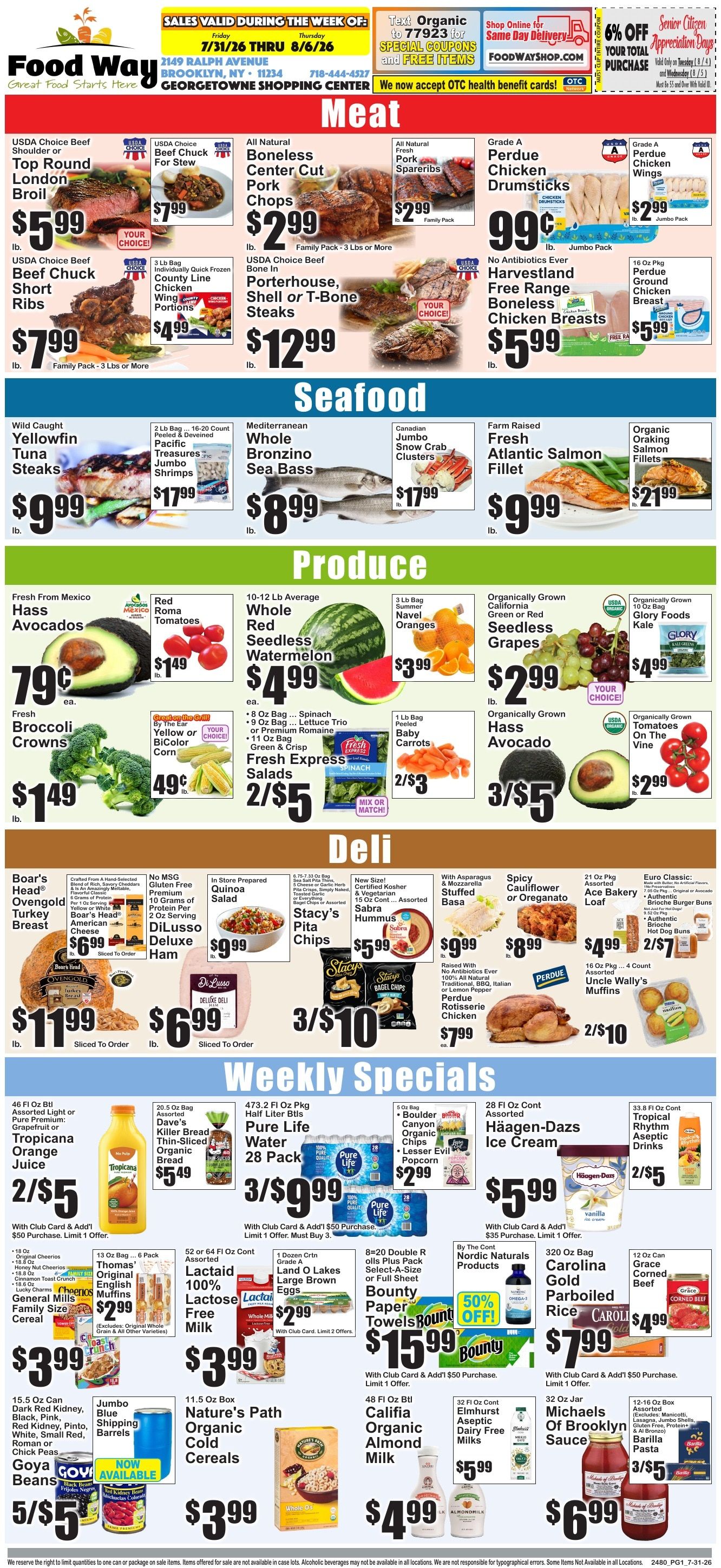 Food Way Weekly Ad July 31 - August 6, 2026