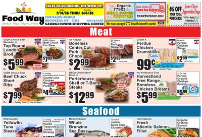 Food Way Weekly Ad July 31 - August 6, 2026