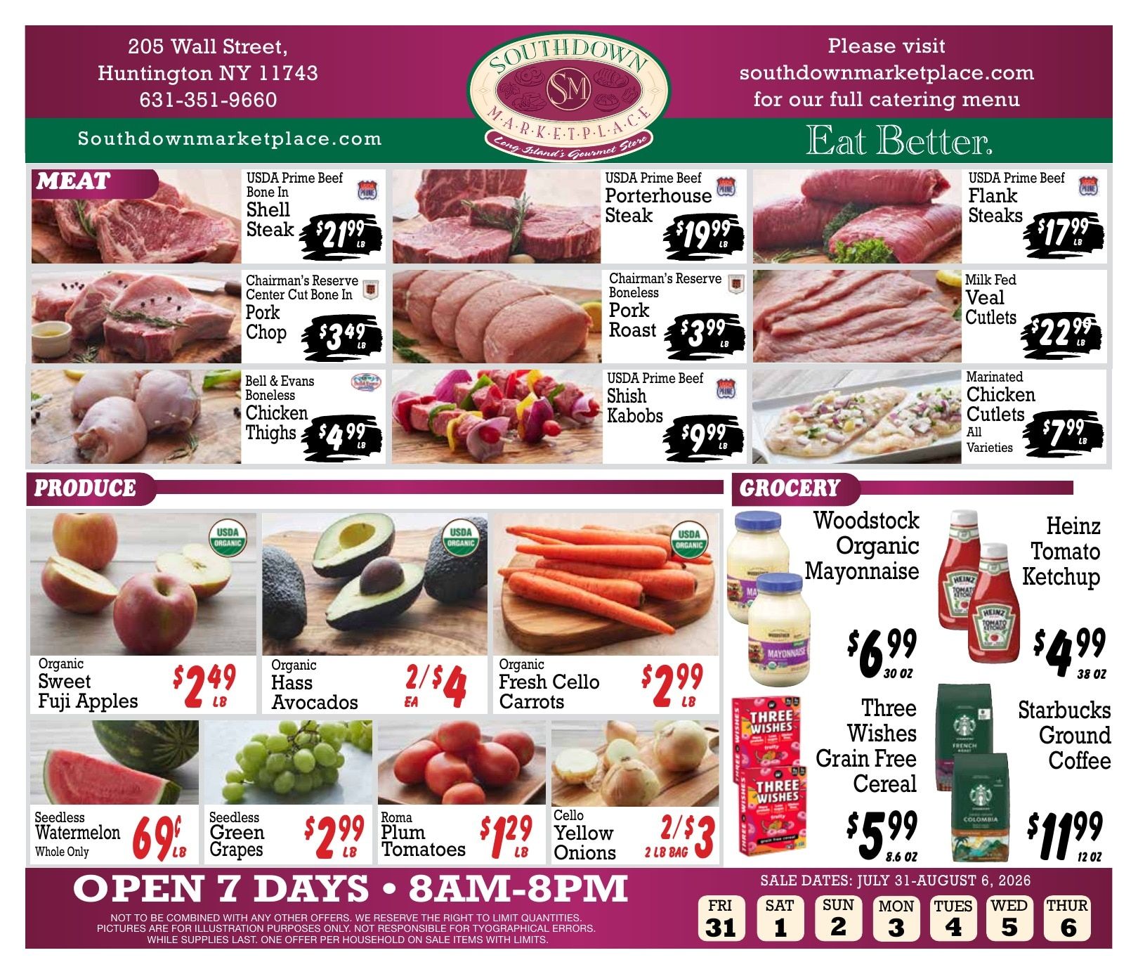 Southdown Marketplace (New York) Weekly Ad July 31 - August 6, 2026