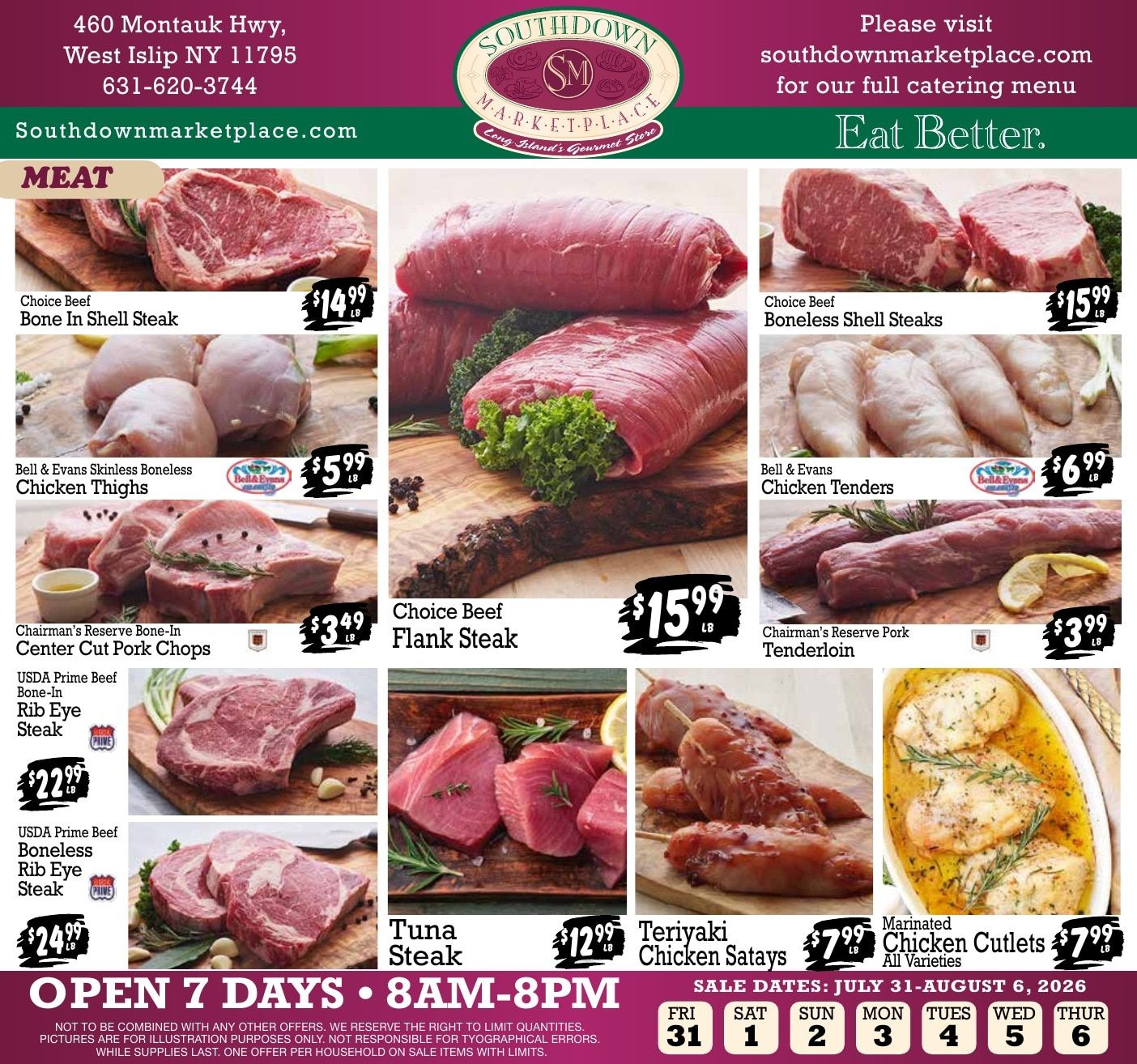 Southdown Marketplace (New York) Weekly Ad July 31 - August 6, 2026
