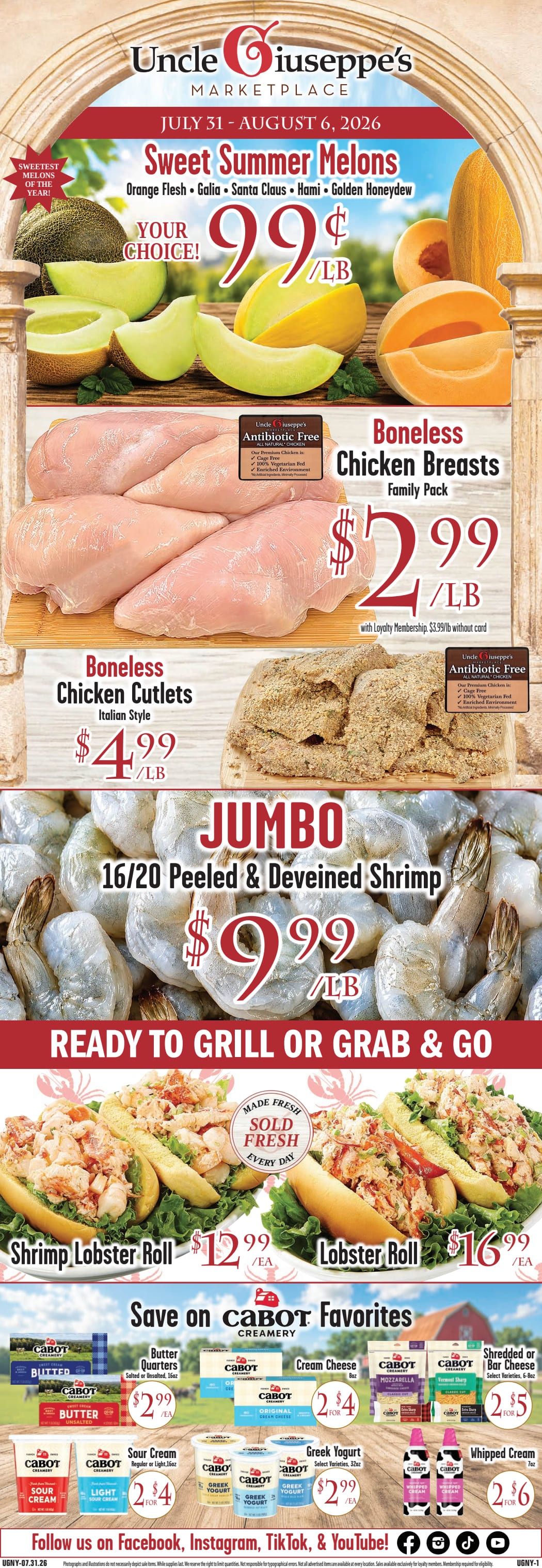 Uncle Giuseppe's Marketplace Weekly Ad July 31 - August 6, 2026