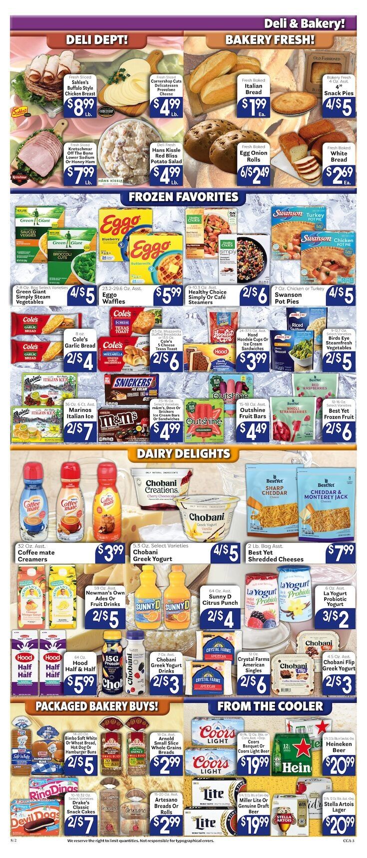 Valley Market and Jim's Great American Weekly Ad August 2 - 8, 2026