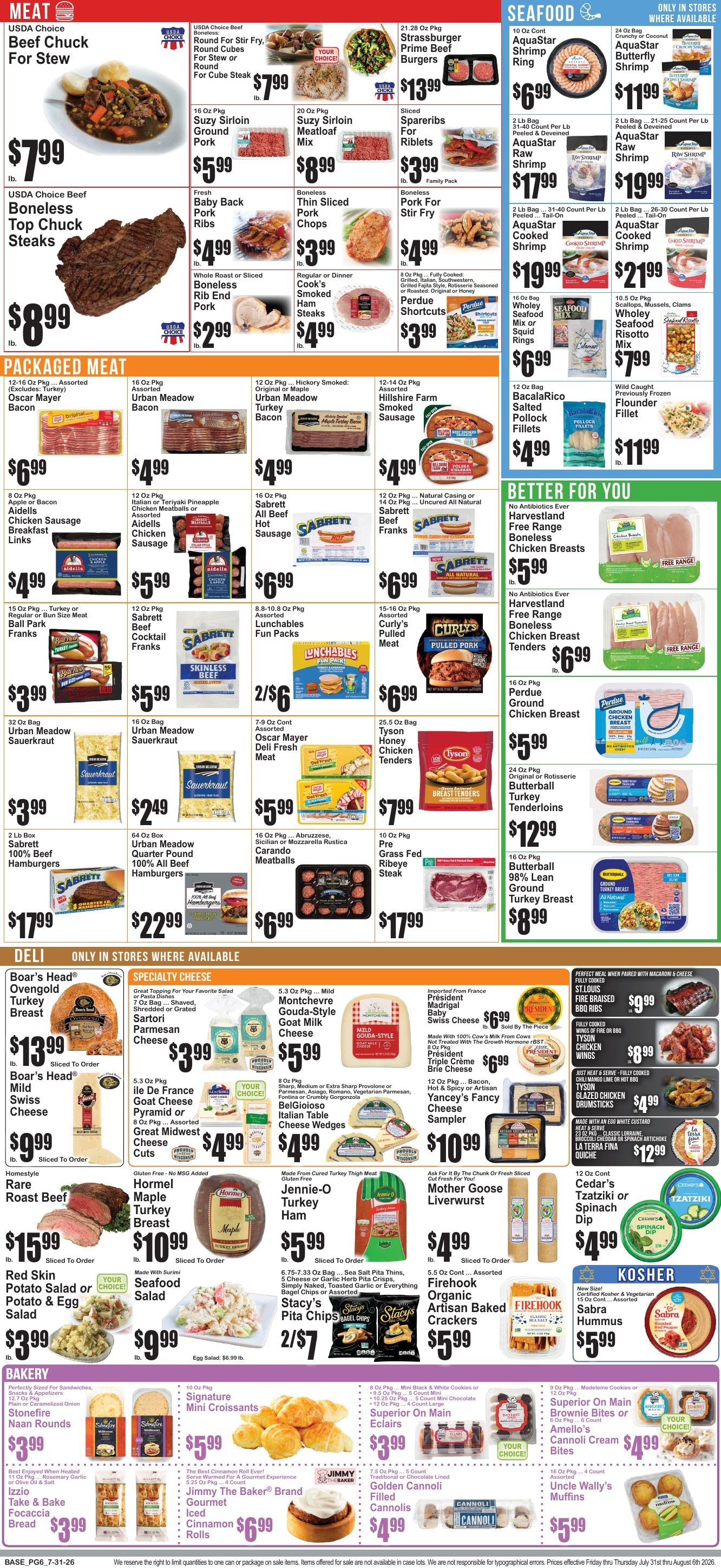 Market Fresh Supermarkets Weekly Ad July 31 - August 6, 2026