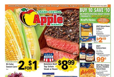 Grand Central Apple Market Weekly Ad August 5 - 11, 2026