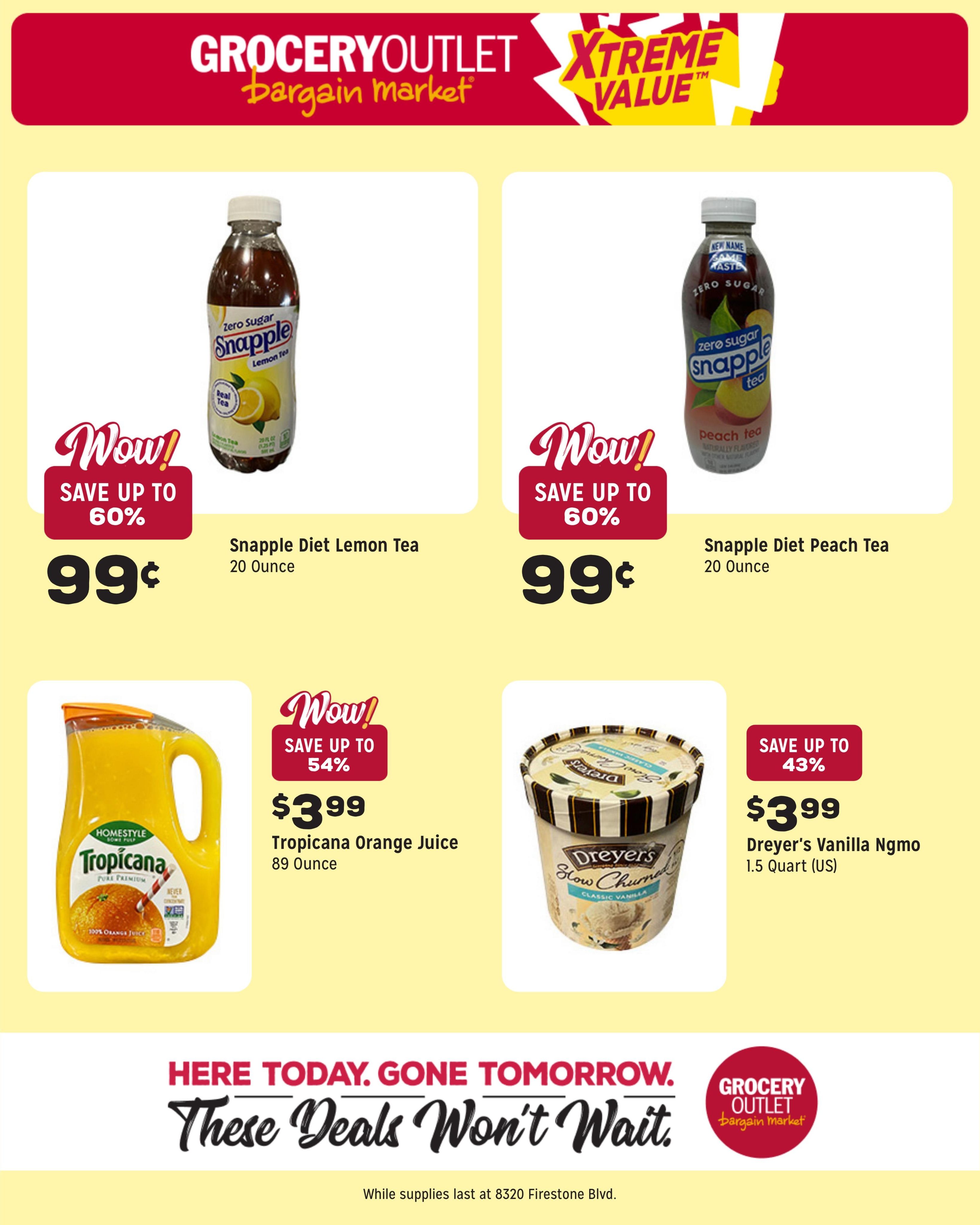 Grocery Outlet (Downey Area, CA) Weekly Ad August 5 - 11, 2026