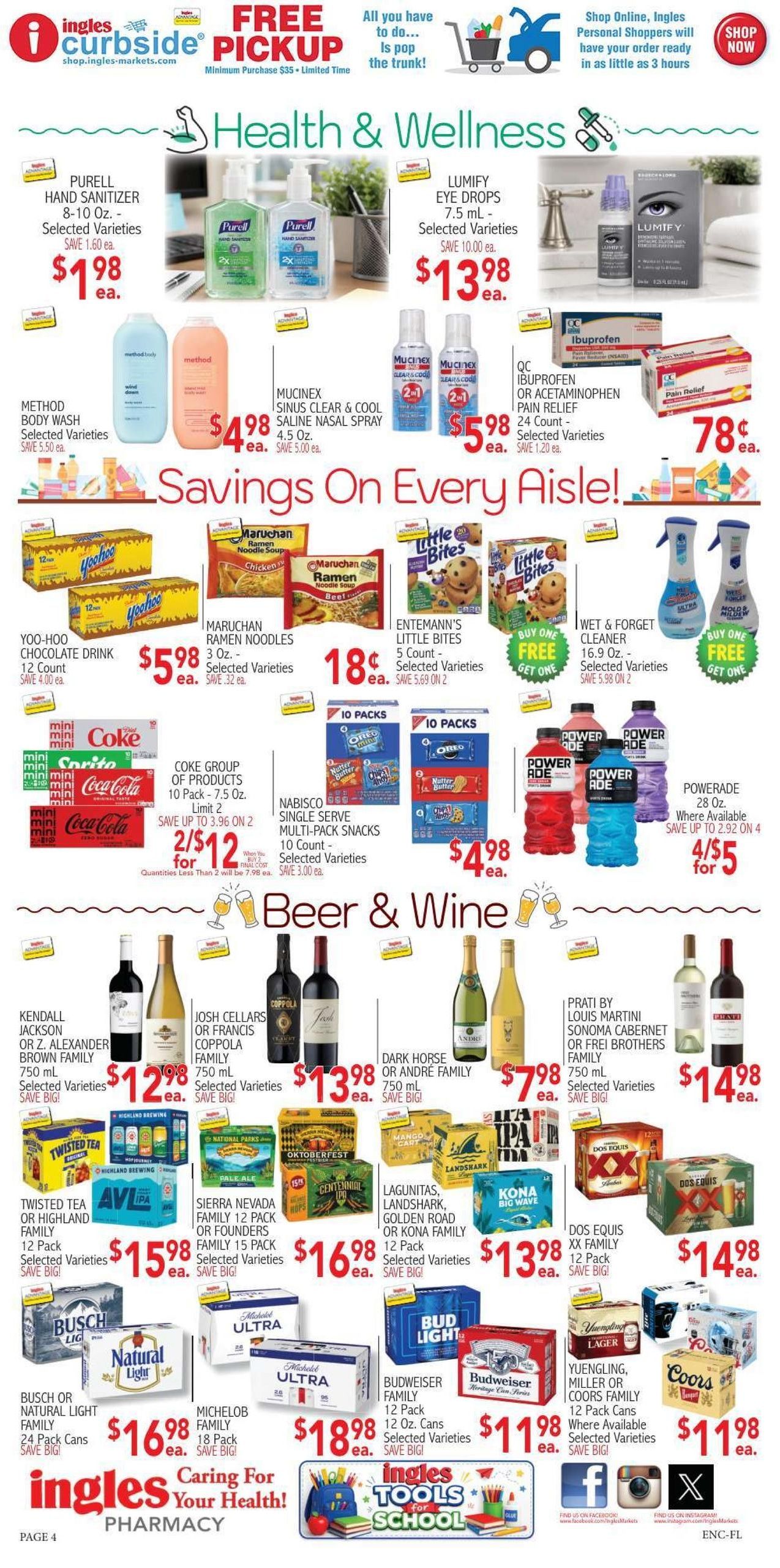 Ingles Markets Weekly Ad August 5 - 11, 2026