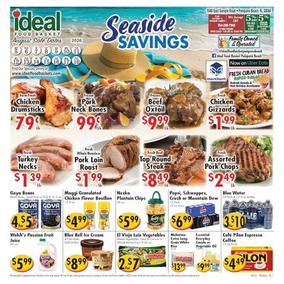 Ideal Food Basket (1040 E Sample Rd, Pompano Beach, FL) Weekly Ad August 12 - 18, 2026