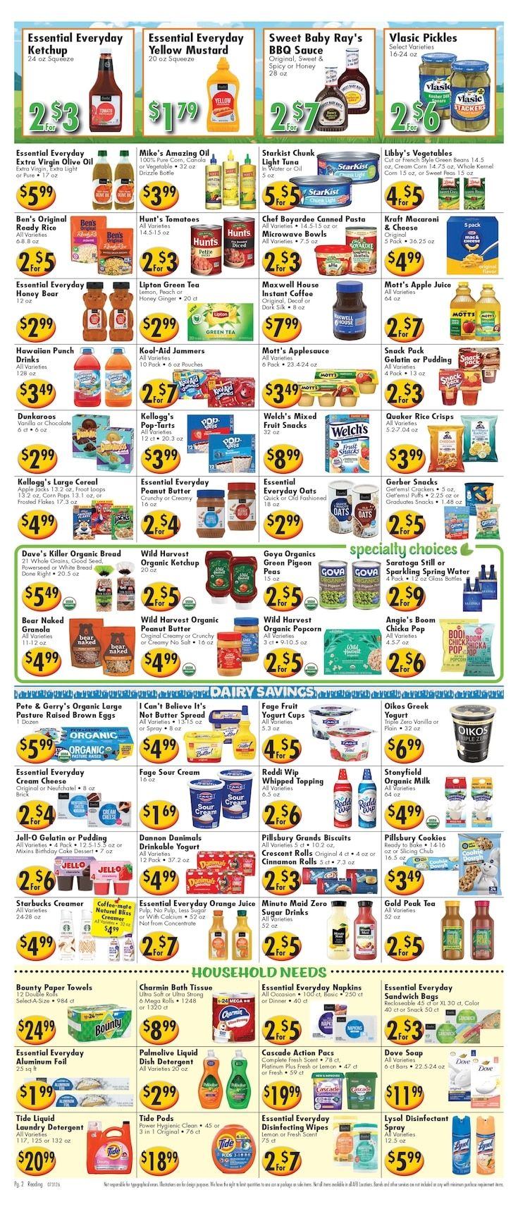 Ideal Food Basket (733 Lancaster Ave, Reading, PA) Weekly Ad August 7 - 13, 2026