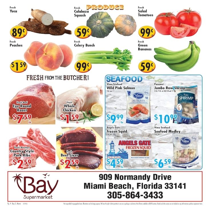 Ideal Food Basket (909 Normandy Drive, Miami Beach, FL) Weekly Ad August 5 - 11, 2026
