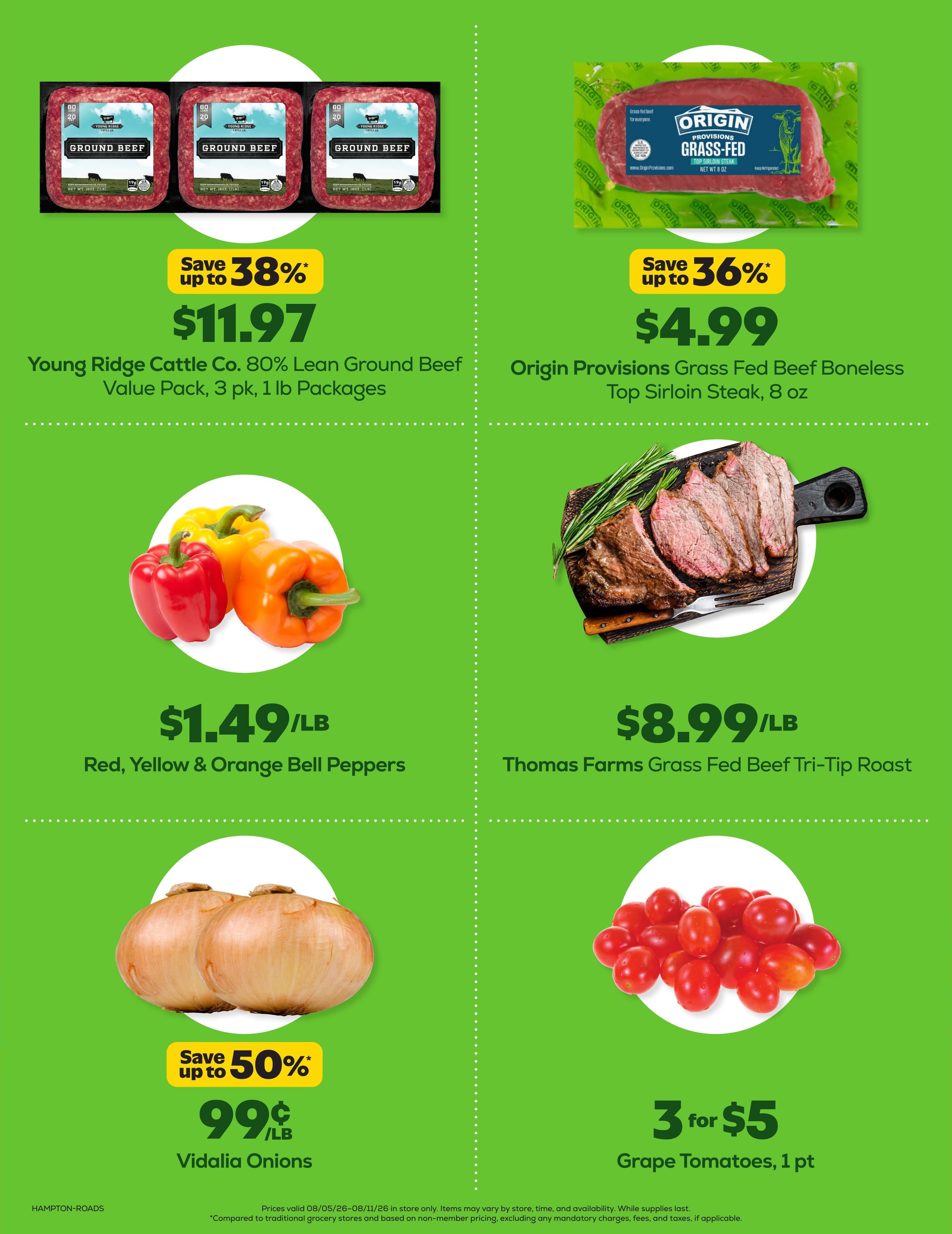 Grocery Outlet (Suffolk–Windsor Area, VA) Weekly Ad August 5 - 11, 2026