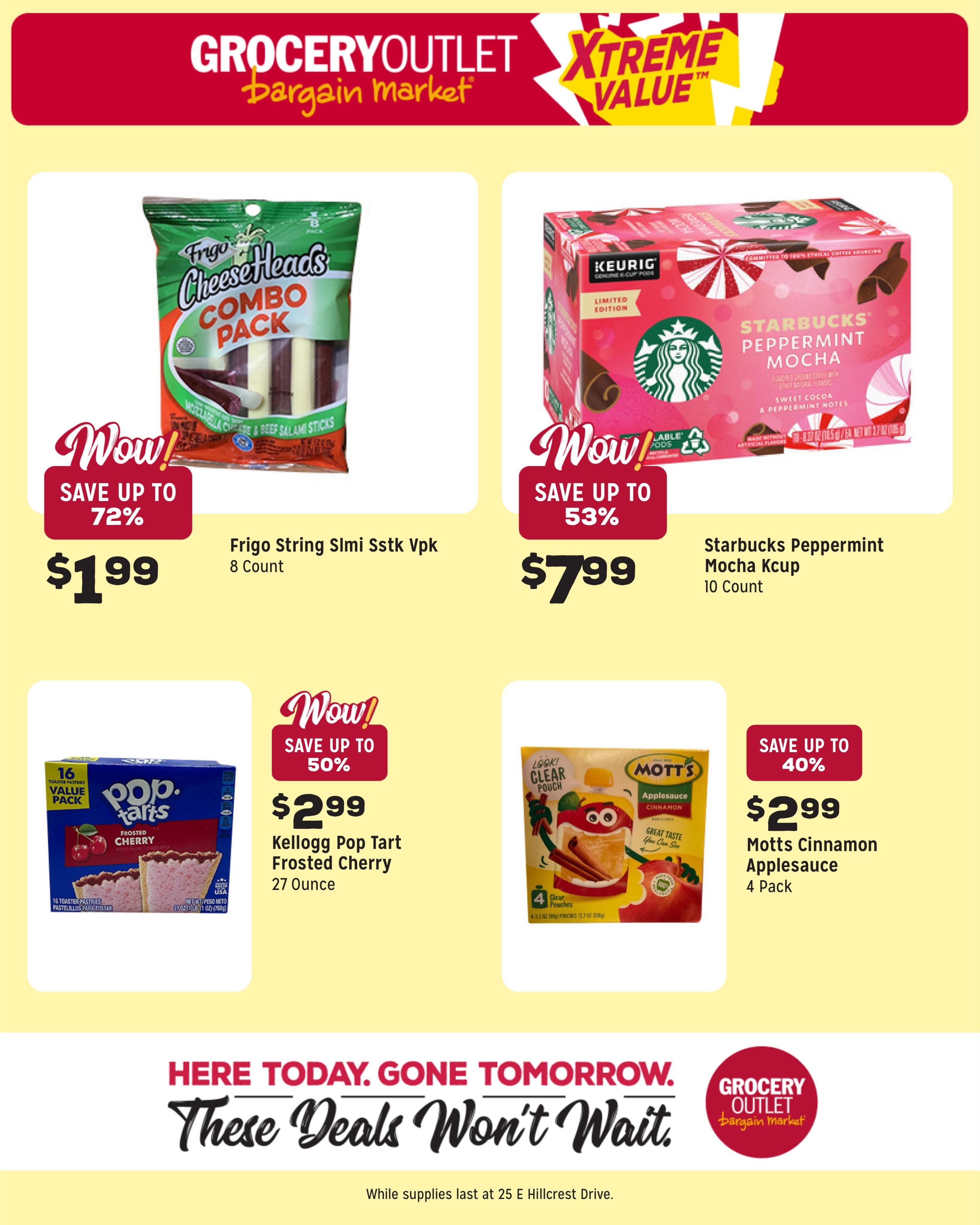 Grocery Outlet (Thousand Oaks Area, CA) Weekly Ad August 5 - 11, 2026