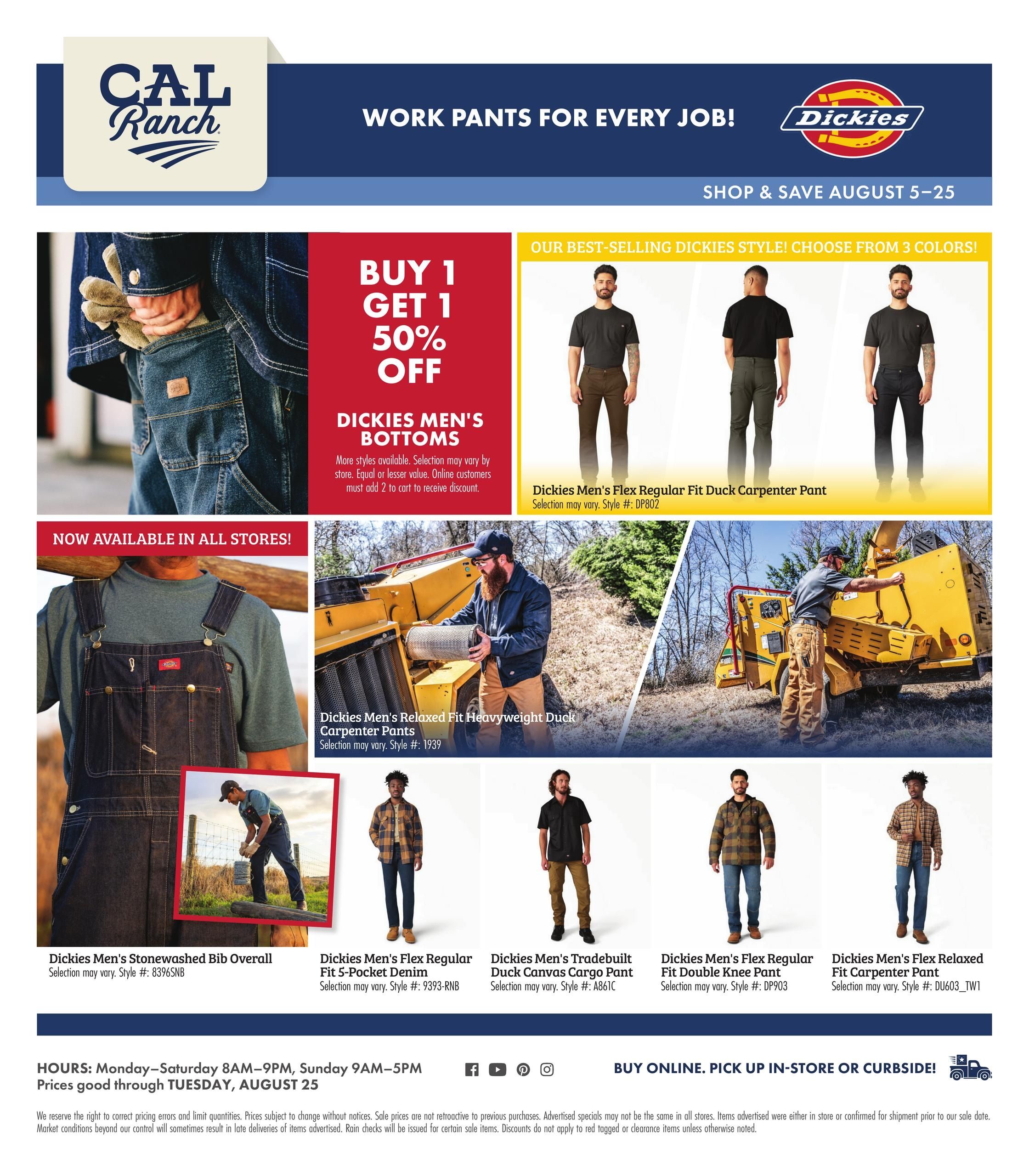 C-A-L Ranch Stores Summer Harvest Savings Weekly Ad August 5 - 25, 2026