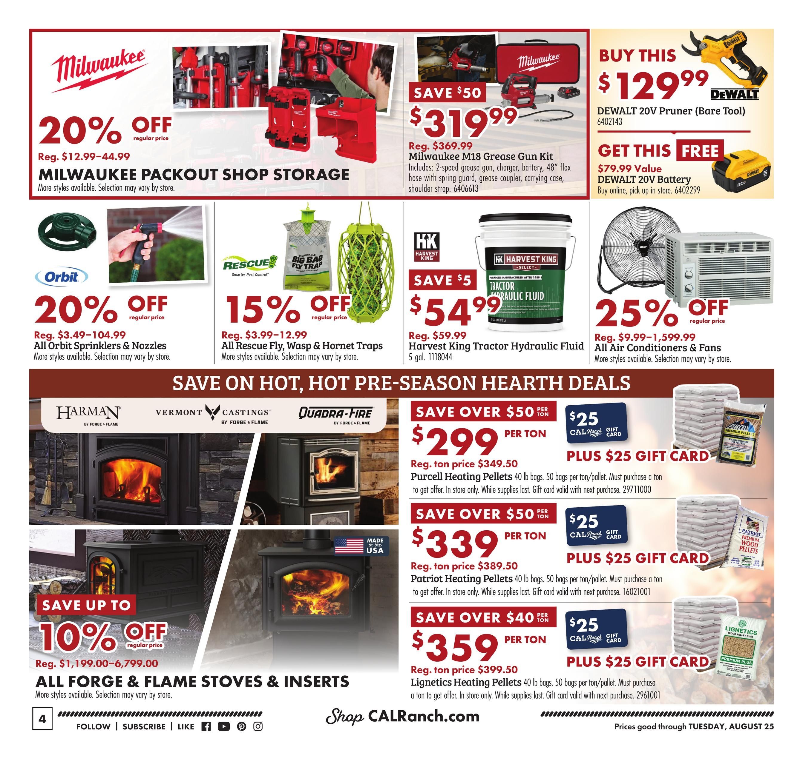 C-A-L Ranch Stores Summer Harvest Savings Weekly Ad August 5 - 25, 2026