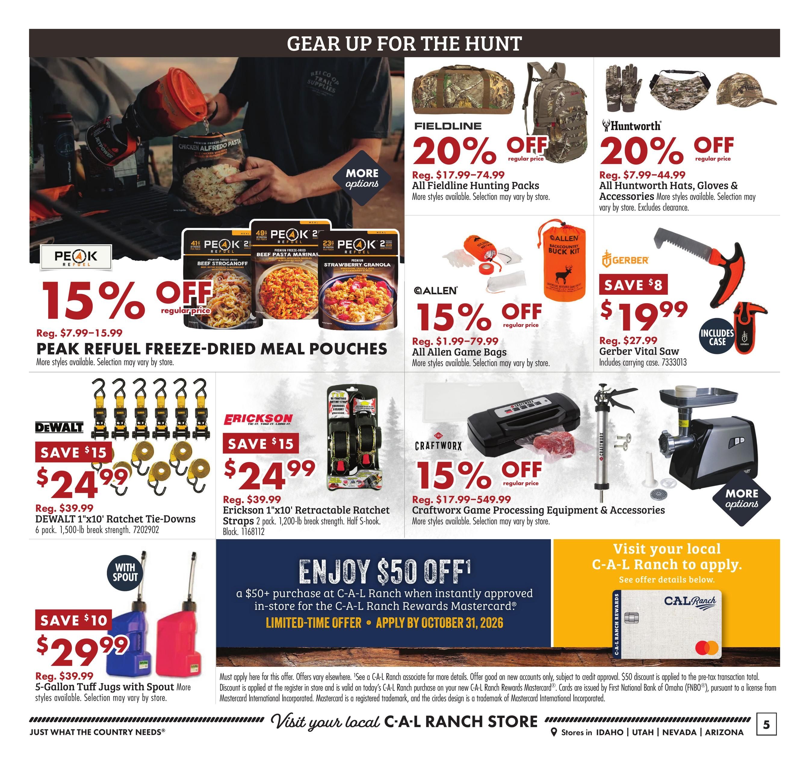C-A-L Ranch Stores Summer Harvest Savings Weekly Ad August 5 - 25, 2026