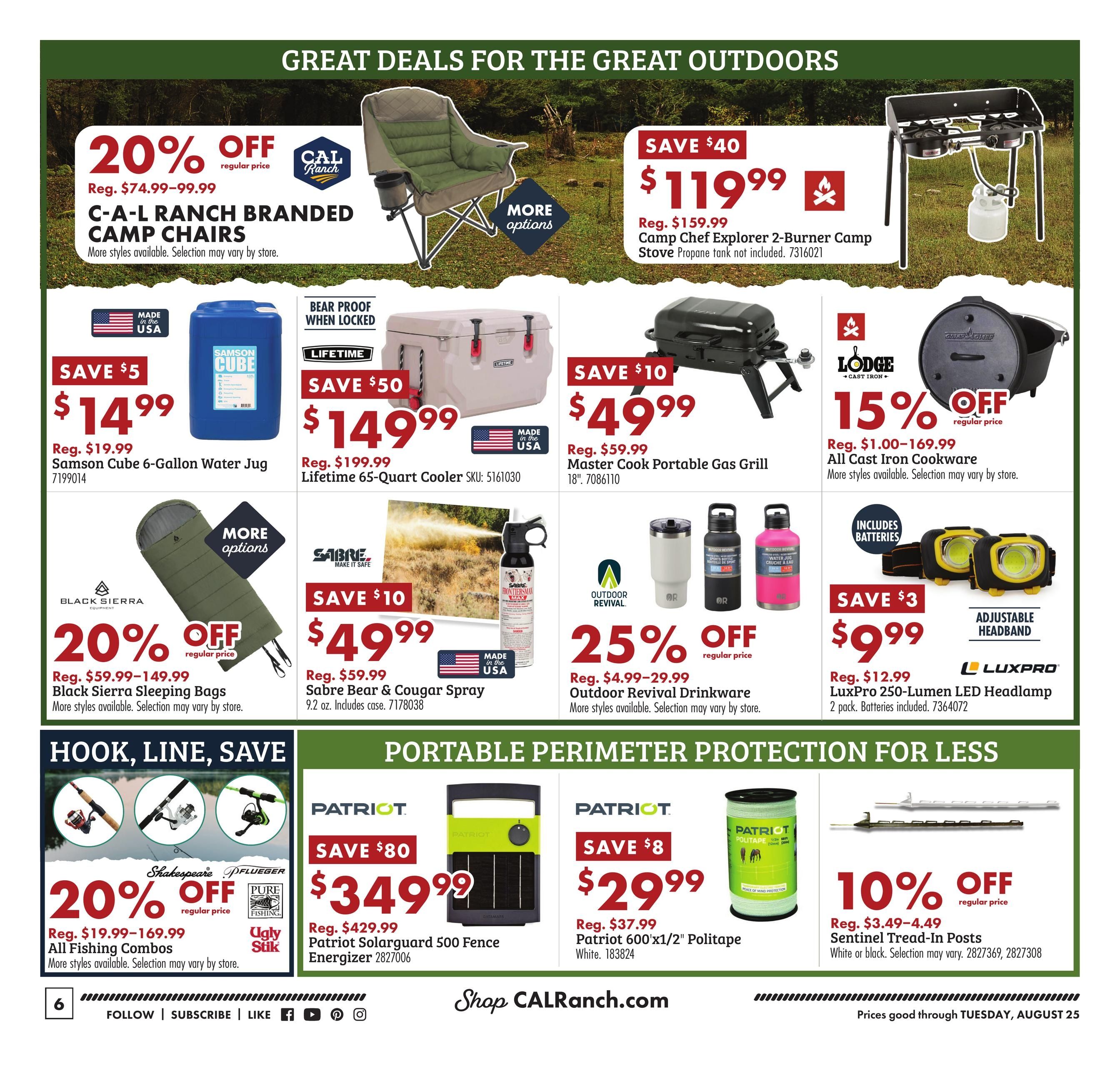 C-A-L Ranch Stores Summer Harvest Savings Weekly Ad August 5 - 25, 2026