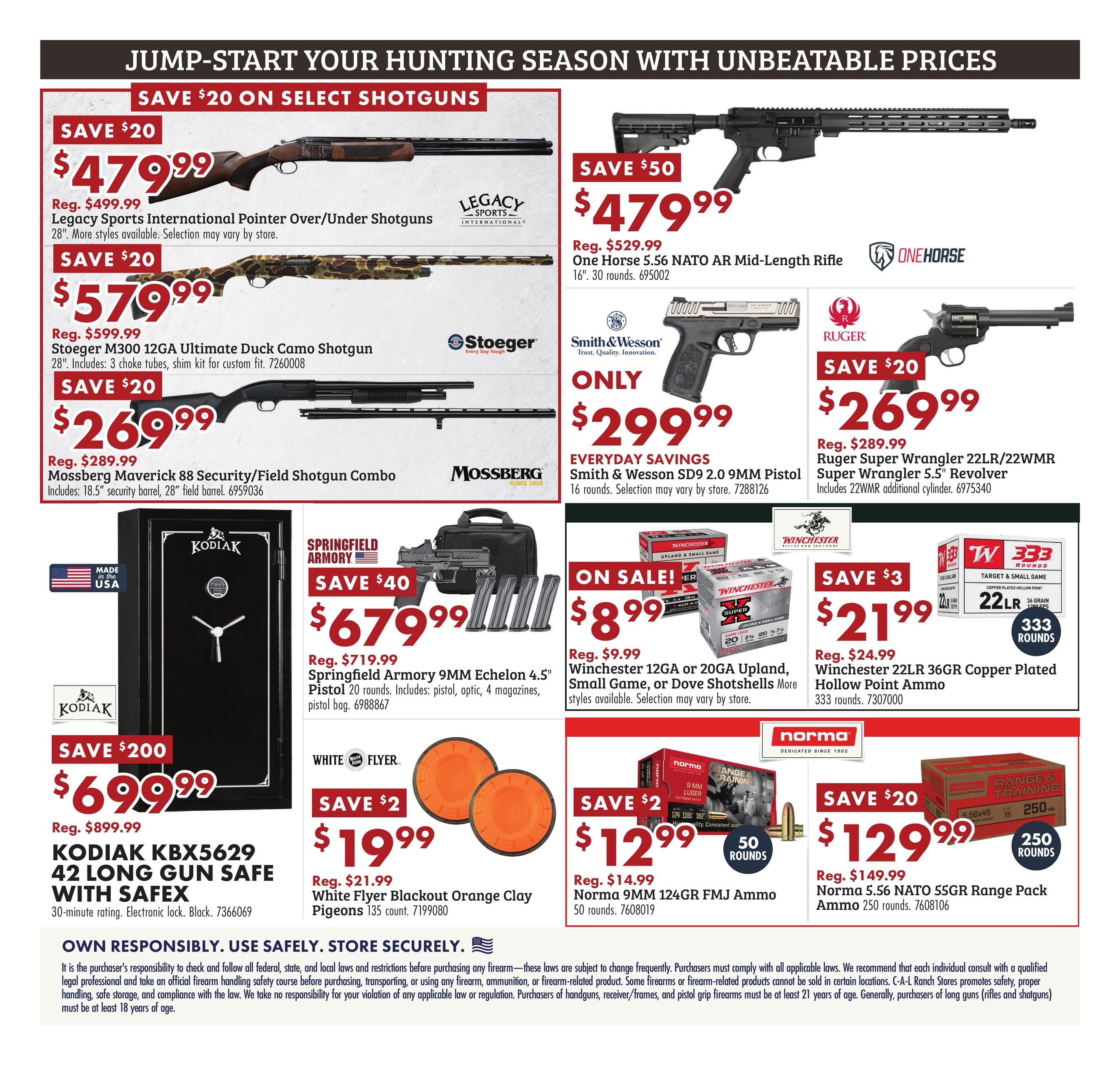 C-A-L Ranch Stores Summer Harvest Savings Weekly Ad August 5 - 25, 2026