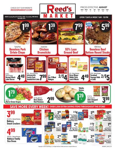 Reed's Market Weekly Ad August 5 - 11, 2026