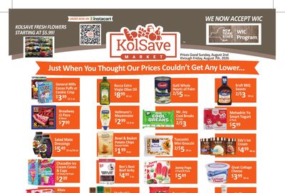KolSave Market Weekly Ad August 2 - 7, 2026