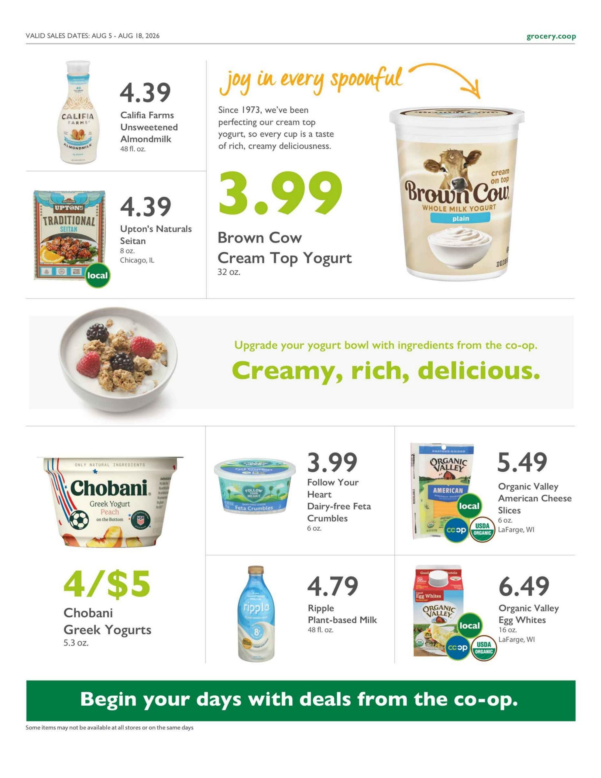 Outpost Natural Foods Weekly Ad August 5 - 11, 2026