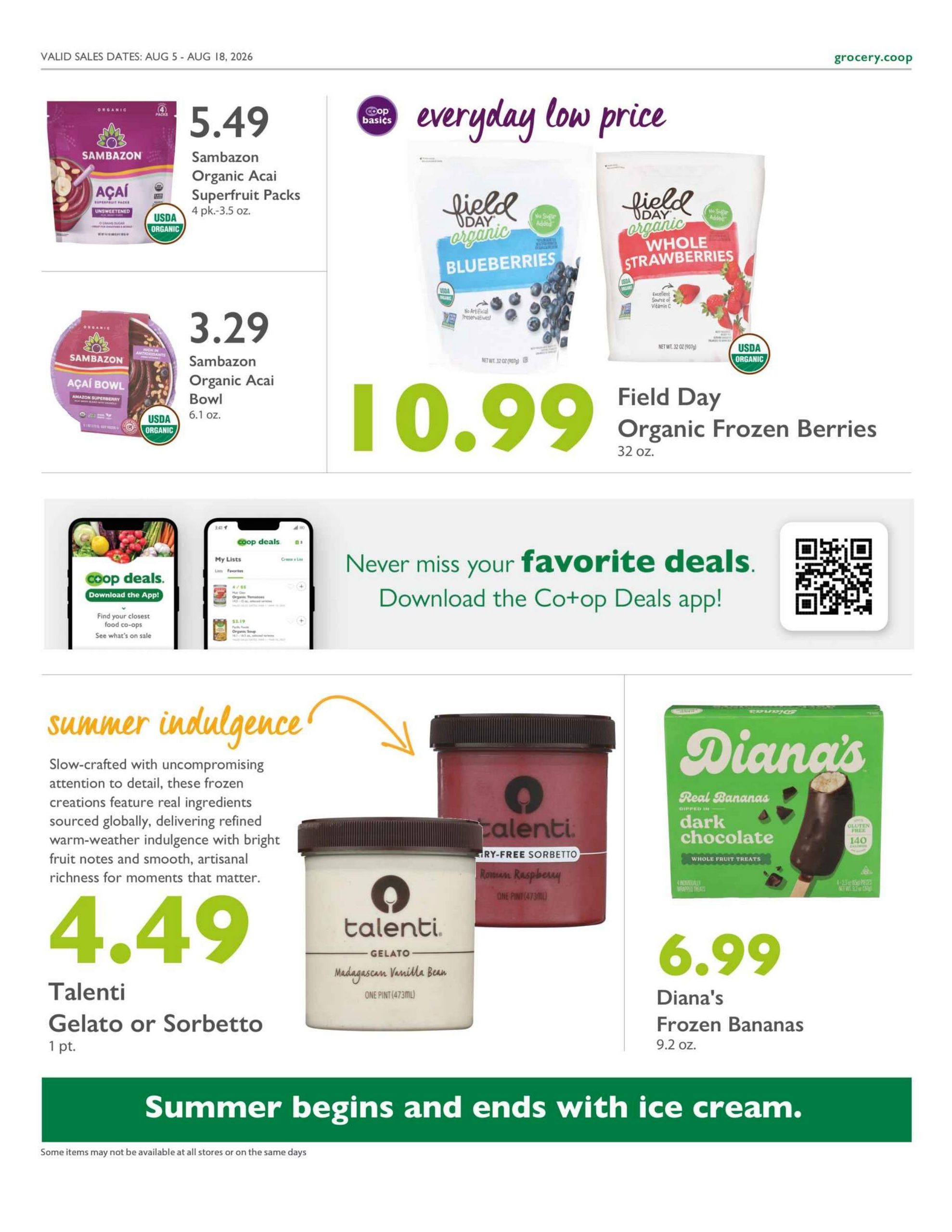Outpost Natural Foods Weekly Ad August 5 - 11, 2026