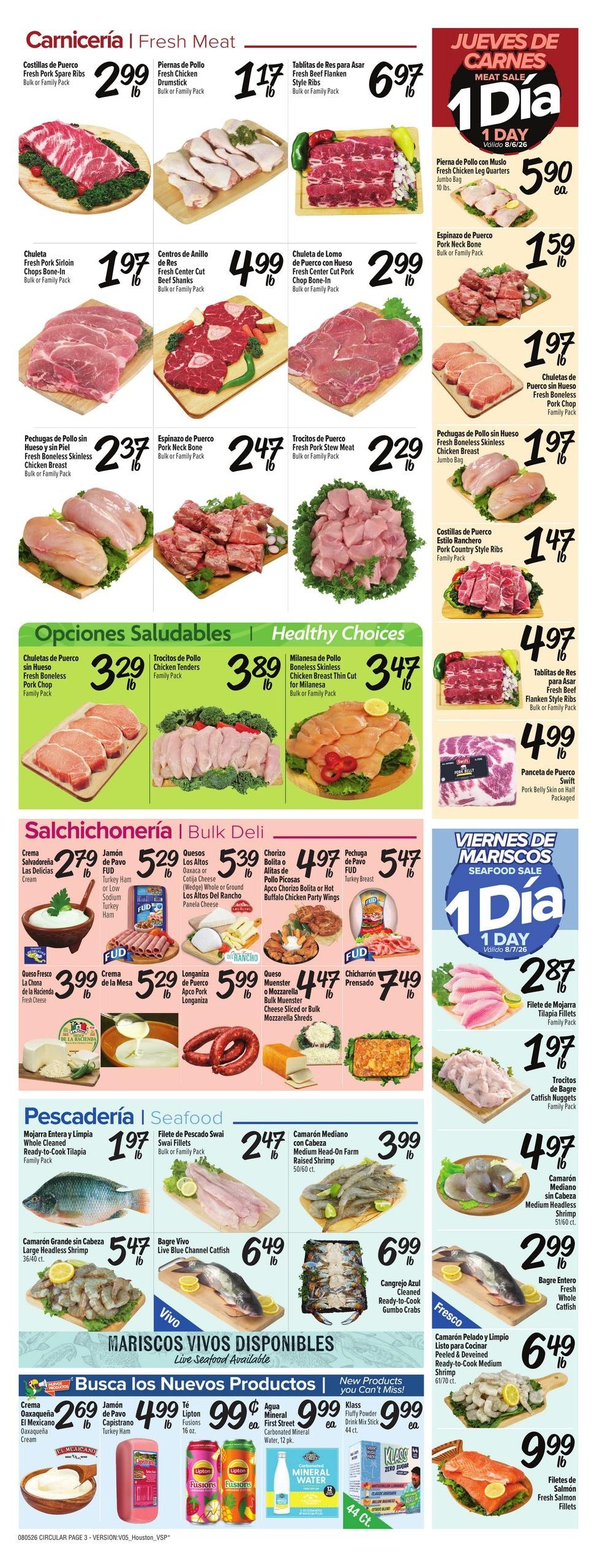Fiesta Mart (Pasadena–Rosenberg Area, TX) Weekly Ad August 5 - 11, 2026